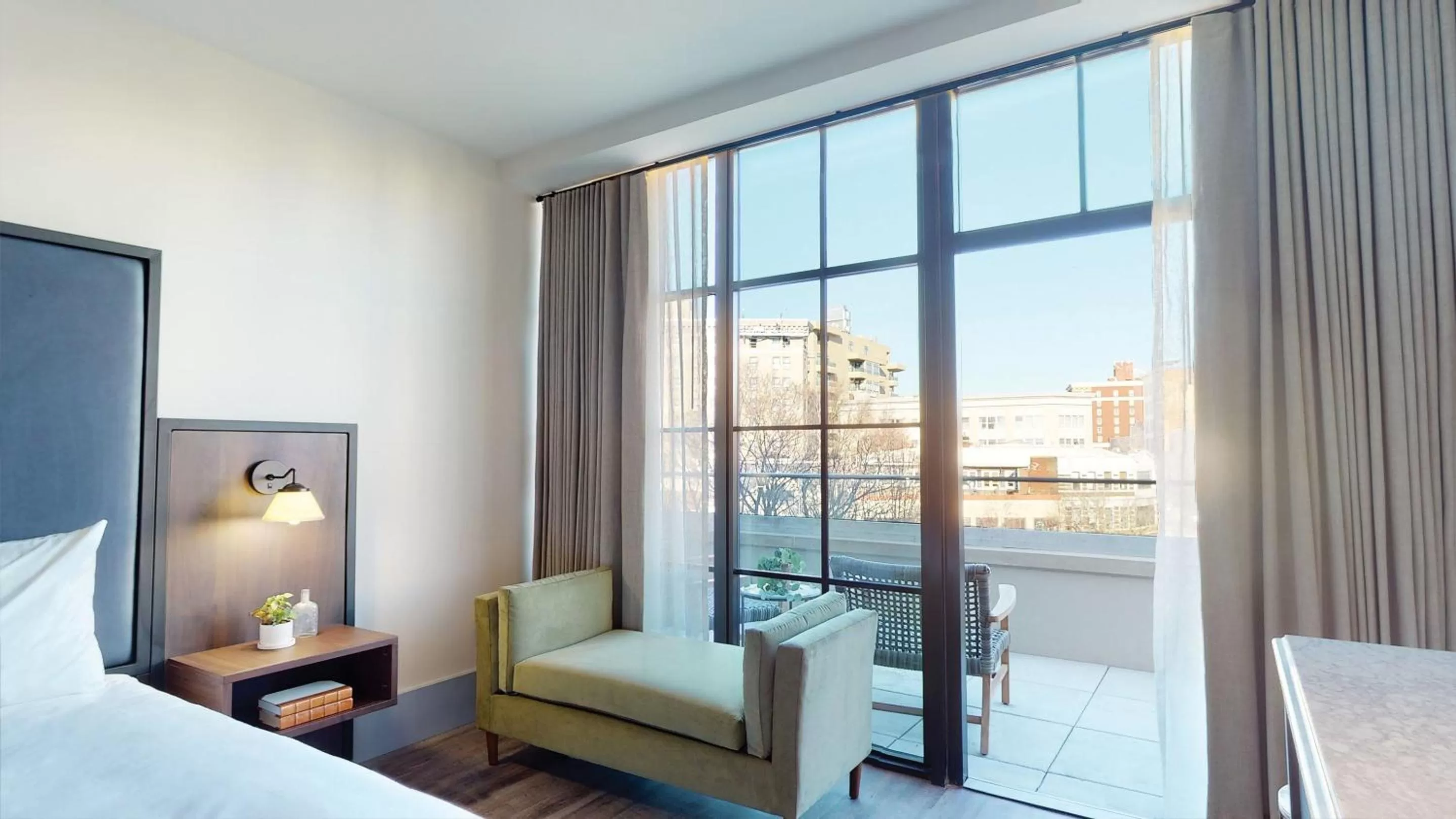 Bed in The Restoration Asheville