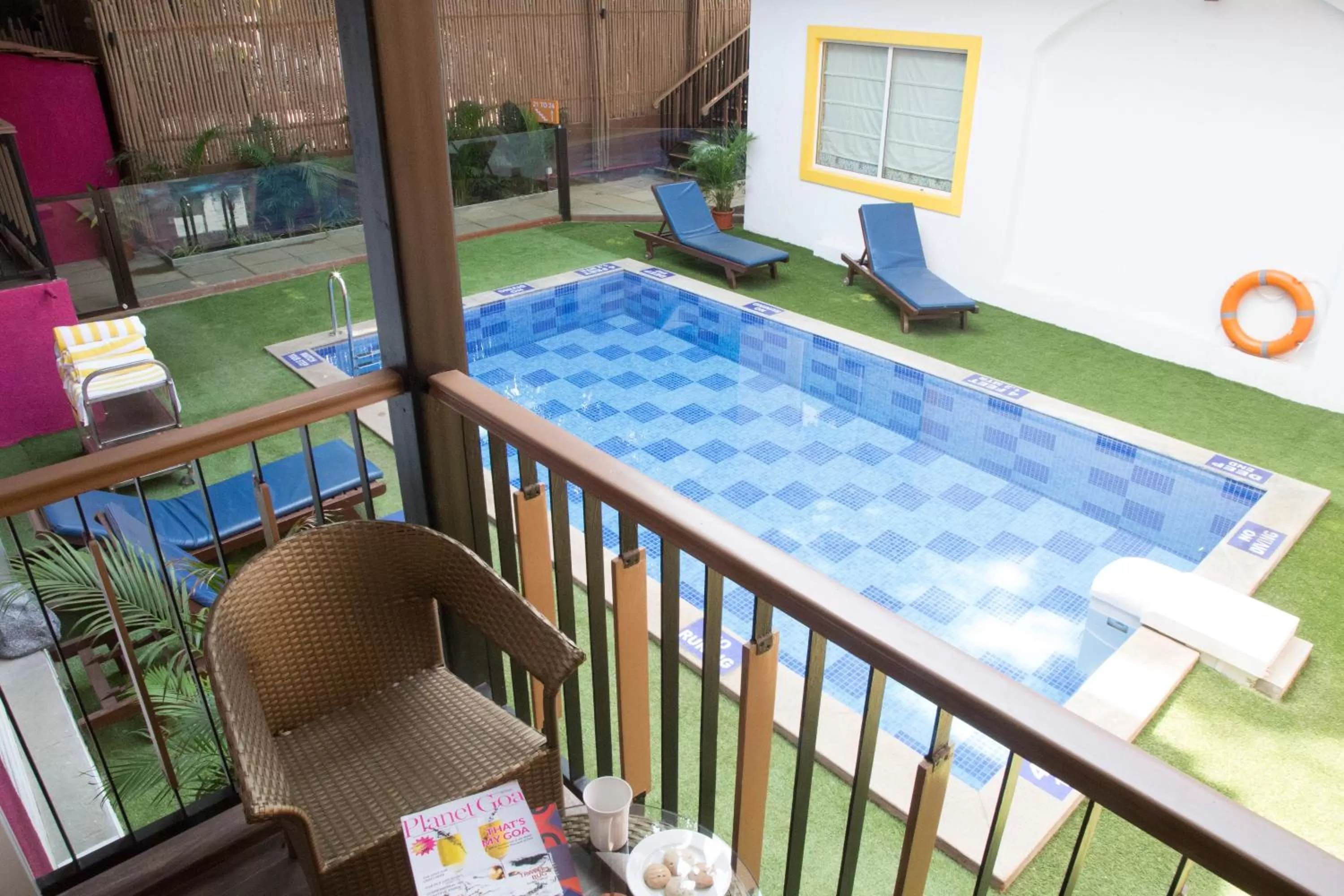 Pool view in Acron Seaway Resort