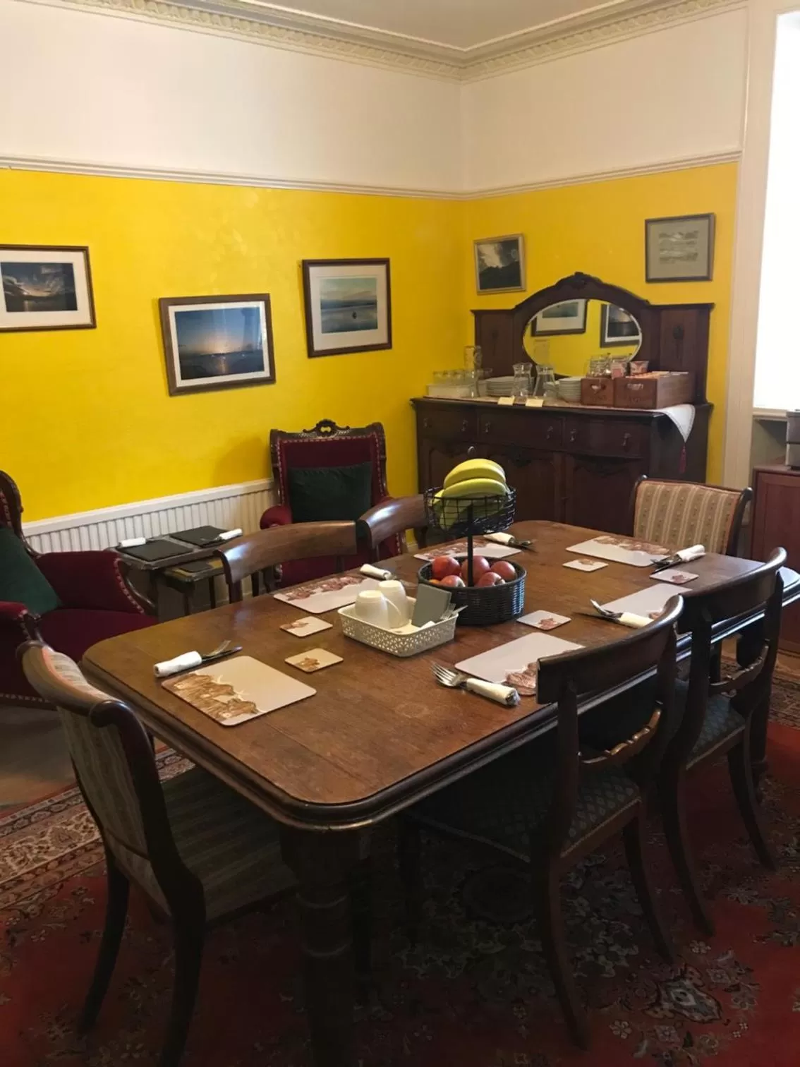 Dining area in Seamore House