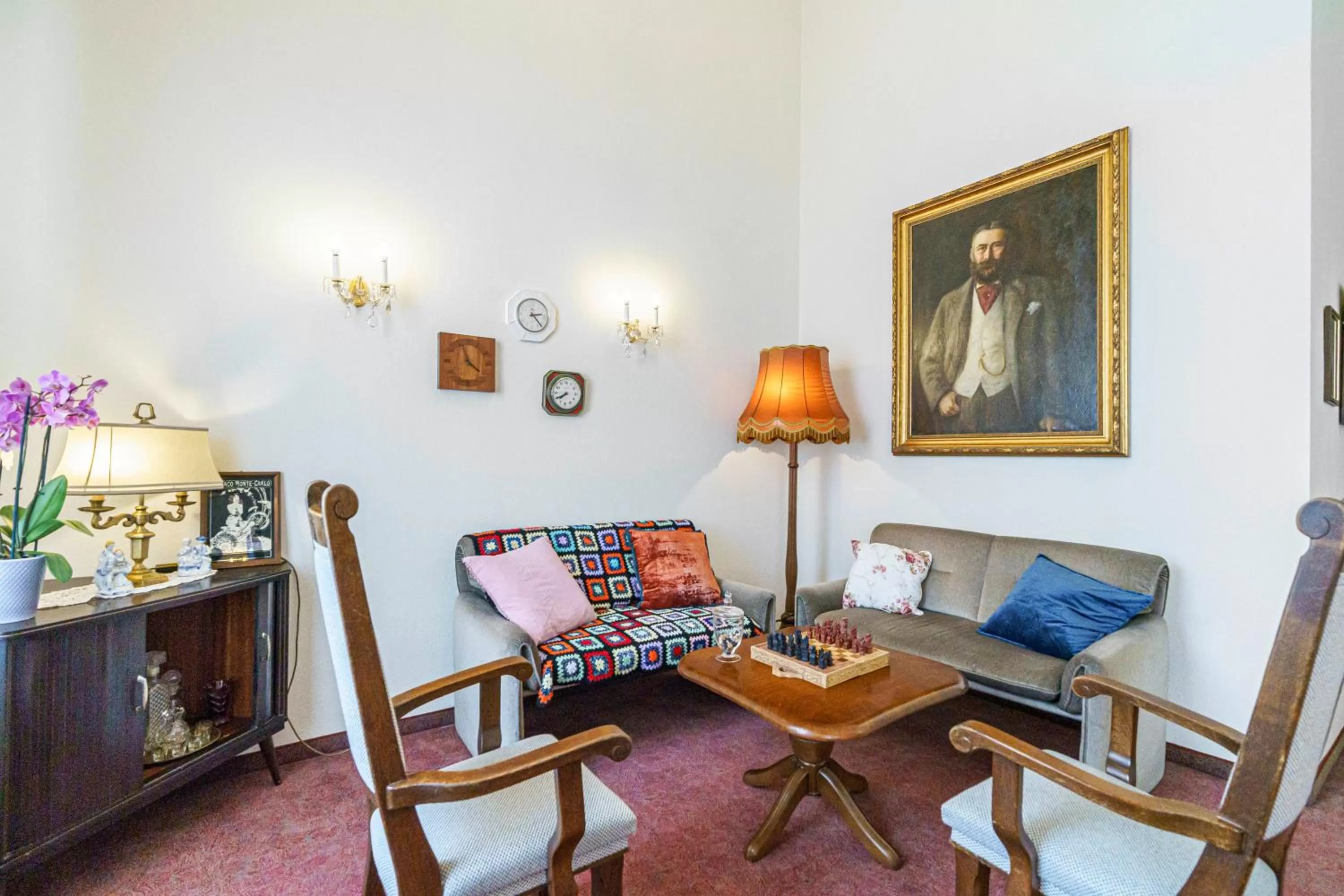 Decorative detail, Seating Area in Tante ALMA's Hotel Lasthaus am Ring