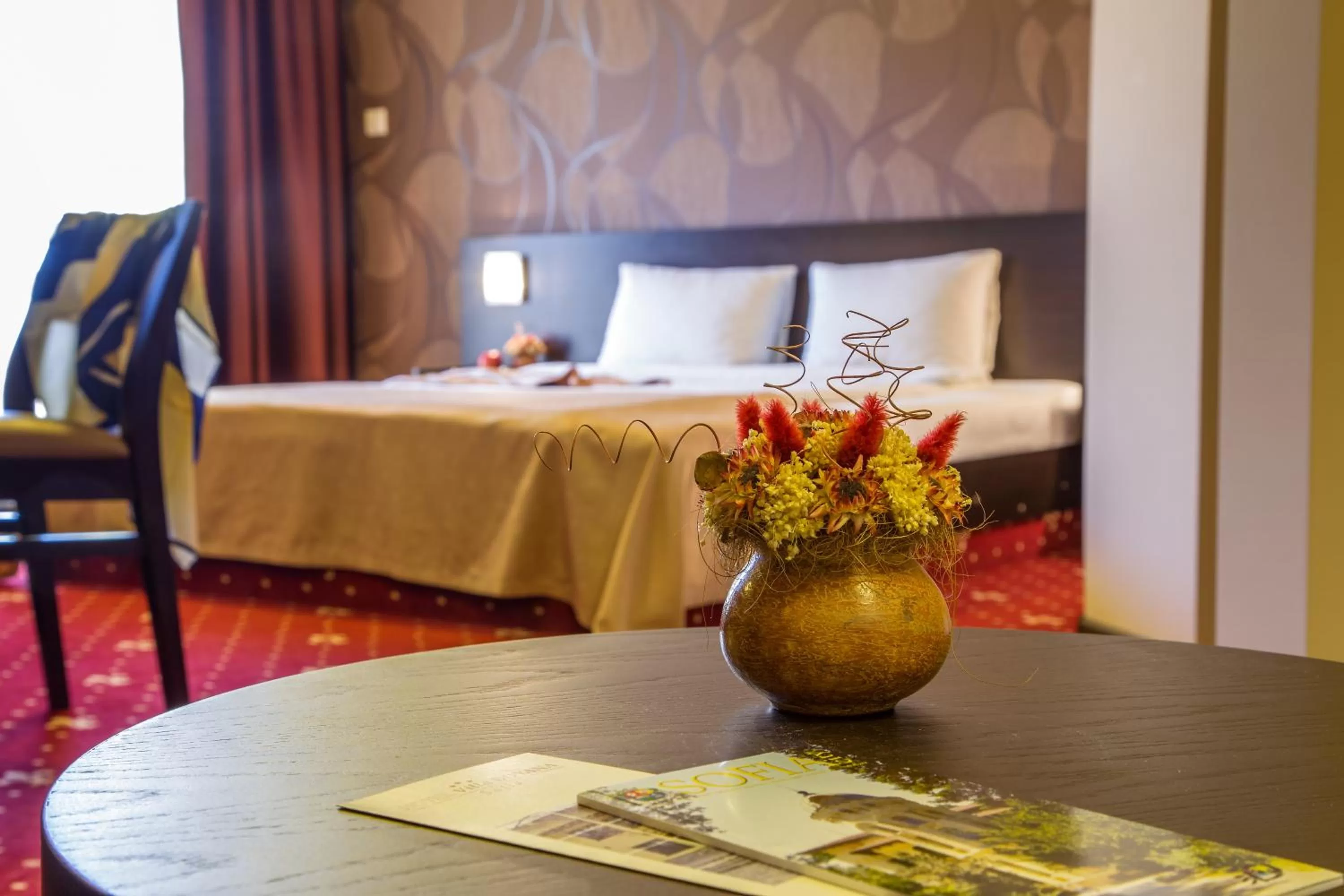 Bedroom, Bed in Hotel Villa Boyana - Free Parking