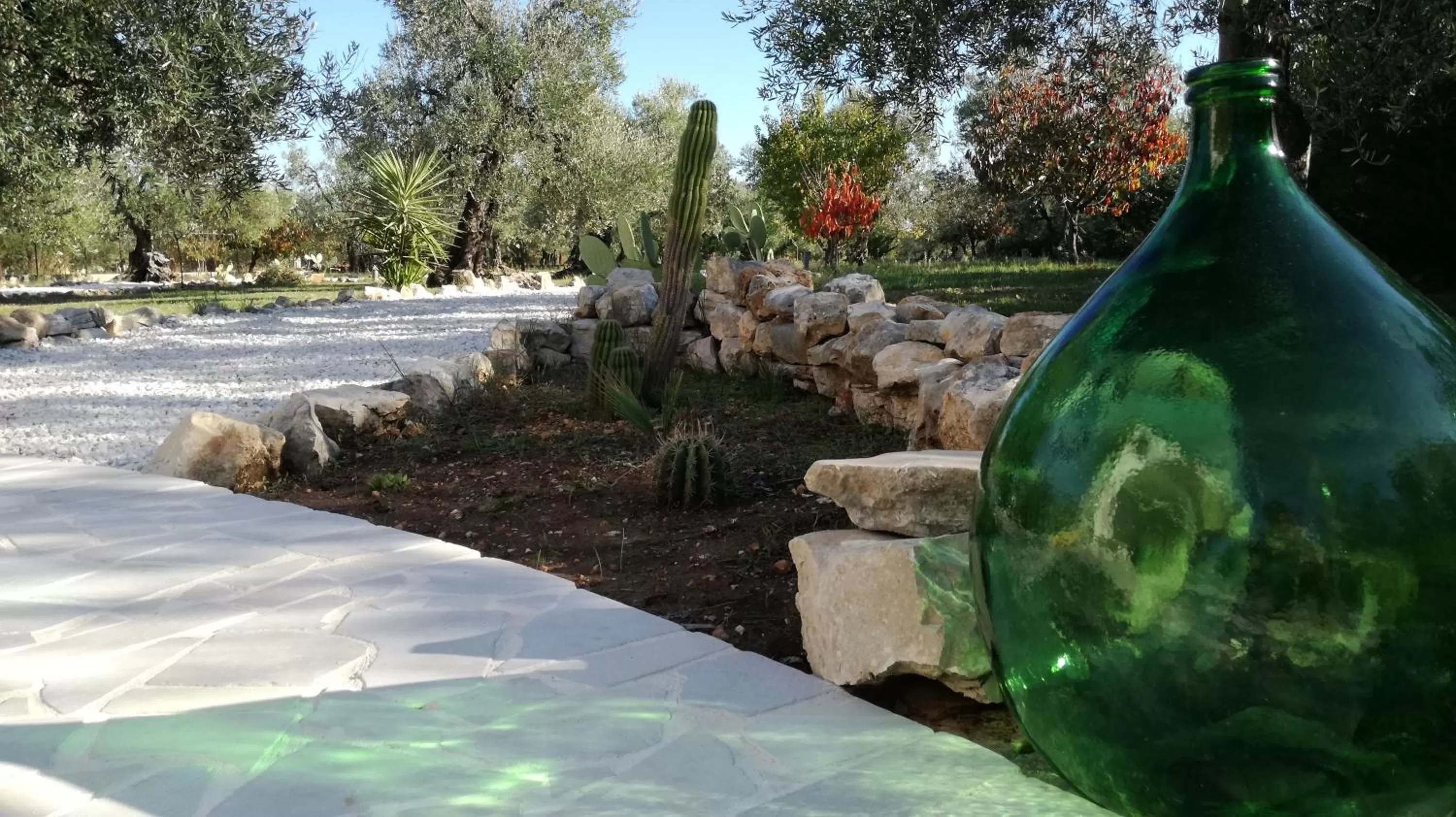 Natural landscape in B&B Villa Mediterranea with private parking