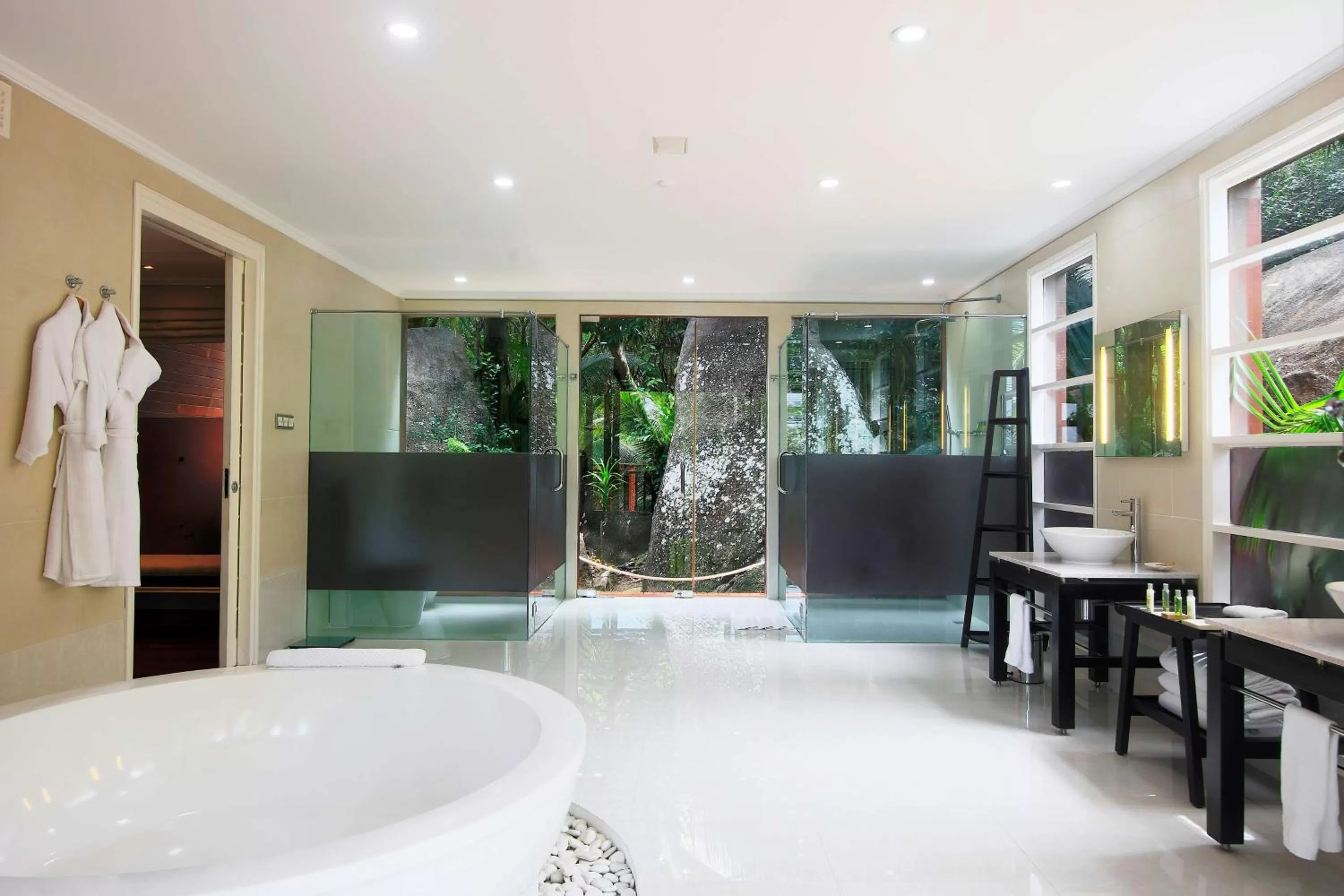 Bathroom in Hilton Seychelles Labriz Resort & Spa