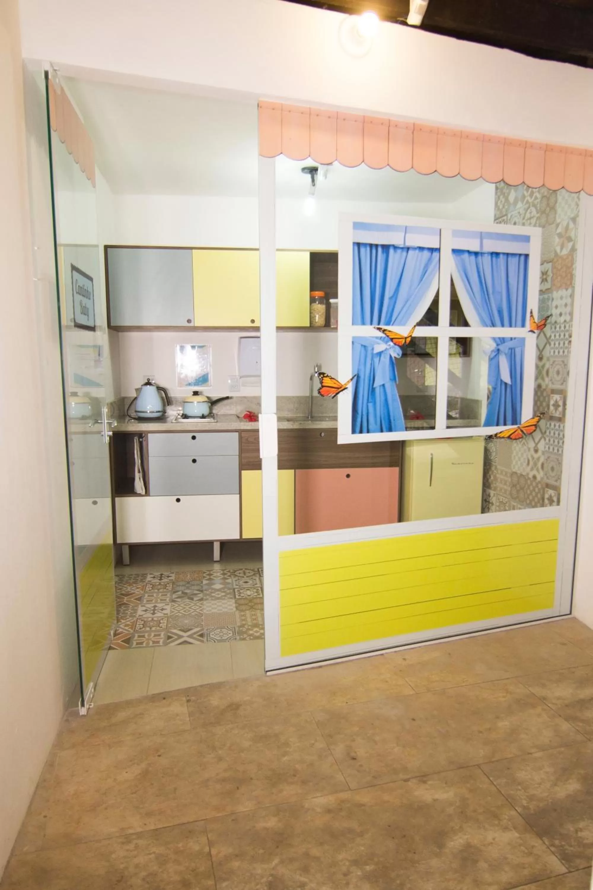 Kitchen or kitchenette in Pousada Pedra da Ilha