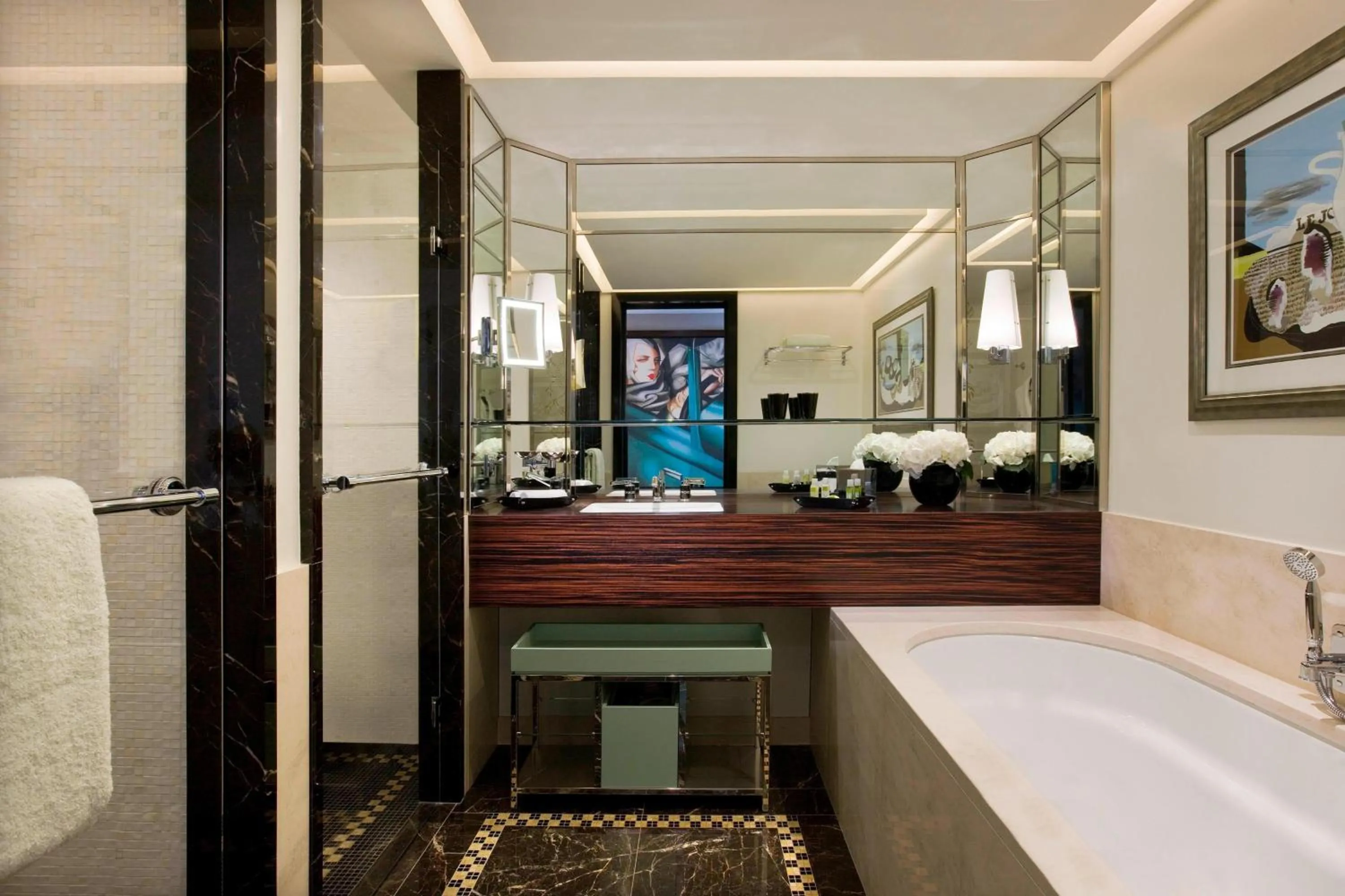 Bathroom in Prince de Galles, a Luxury Collection hotel, Paris