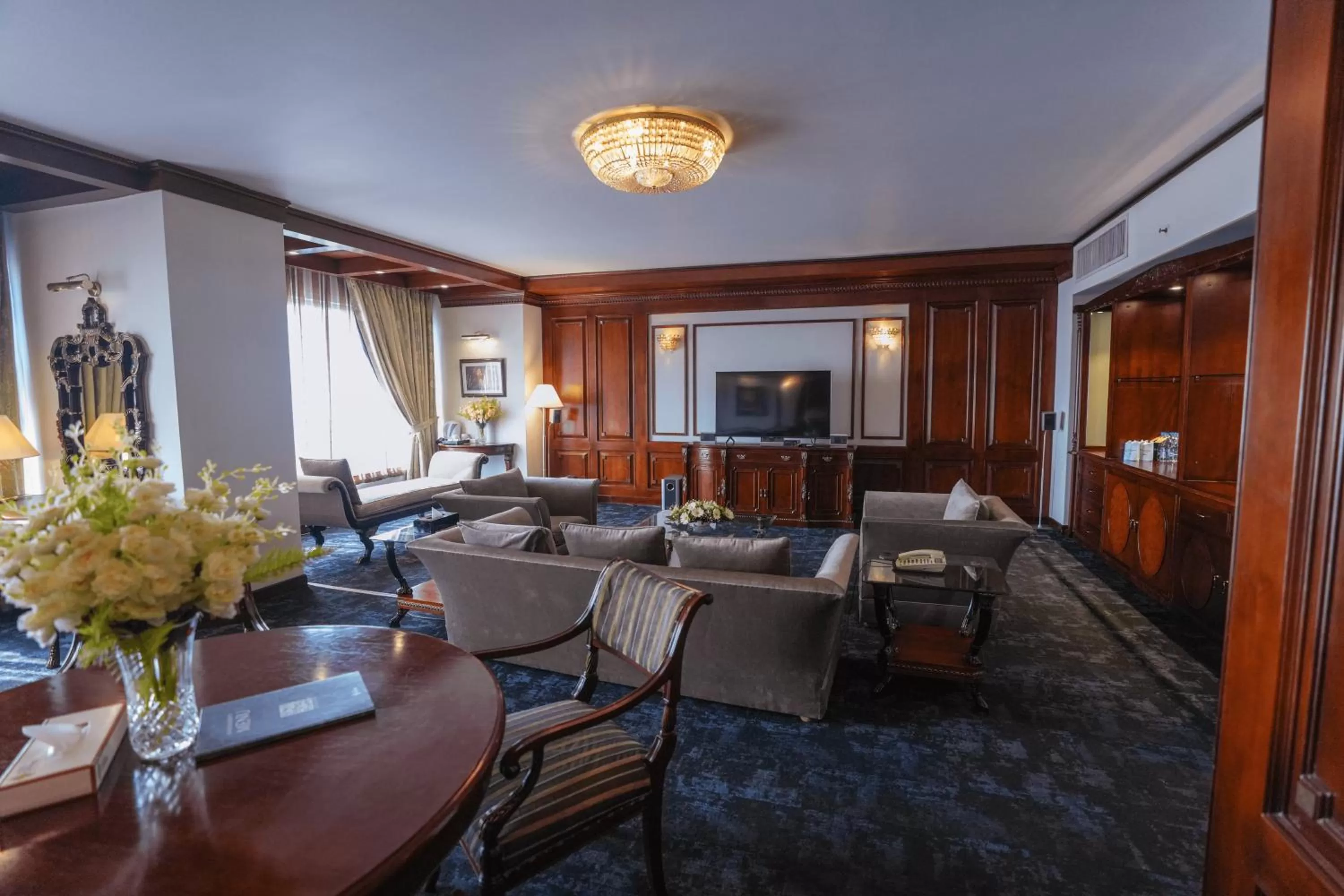 Seating area in Hotel Sarina