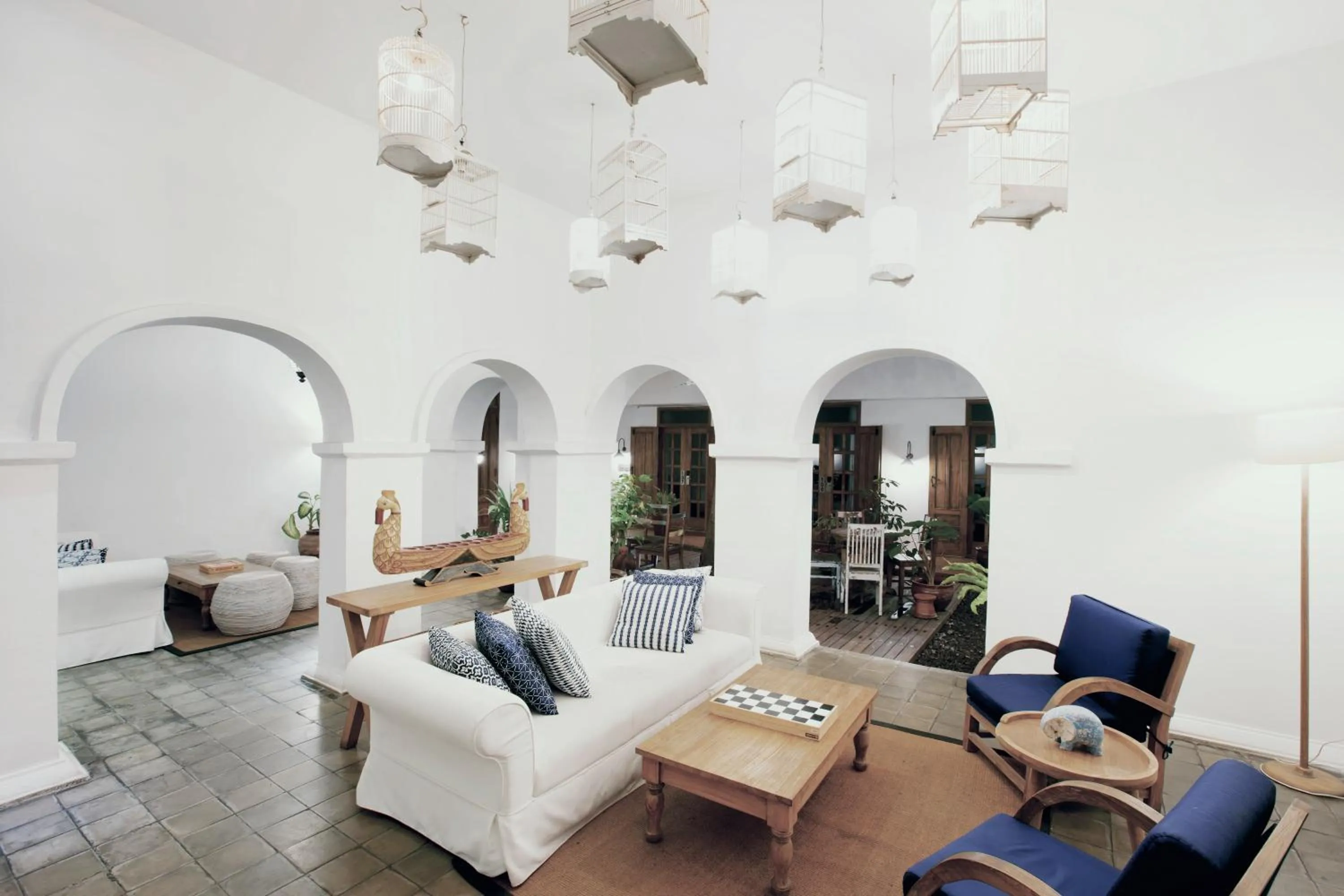 Communal lounge/ TV room in Adhisthana Hotel Yogyakarta