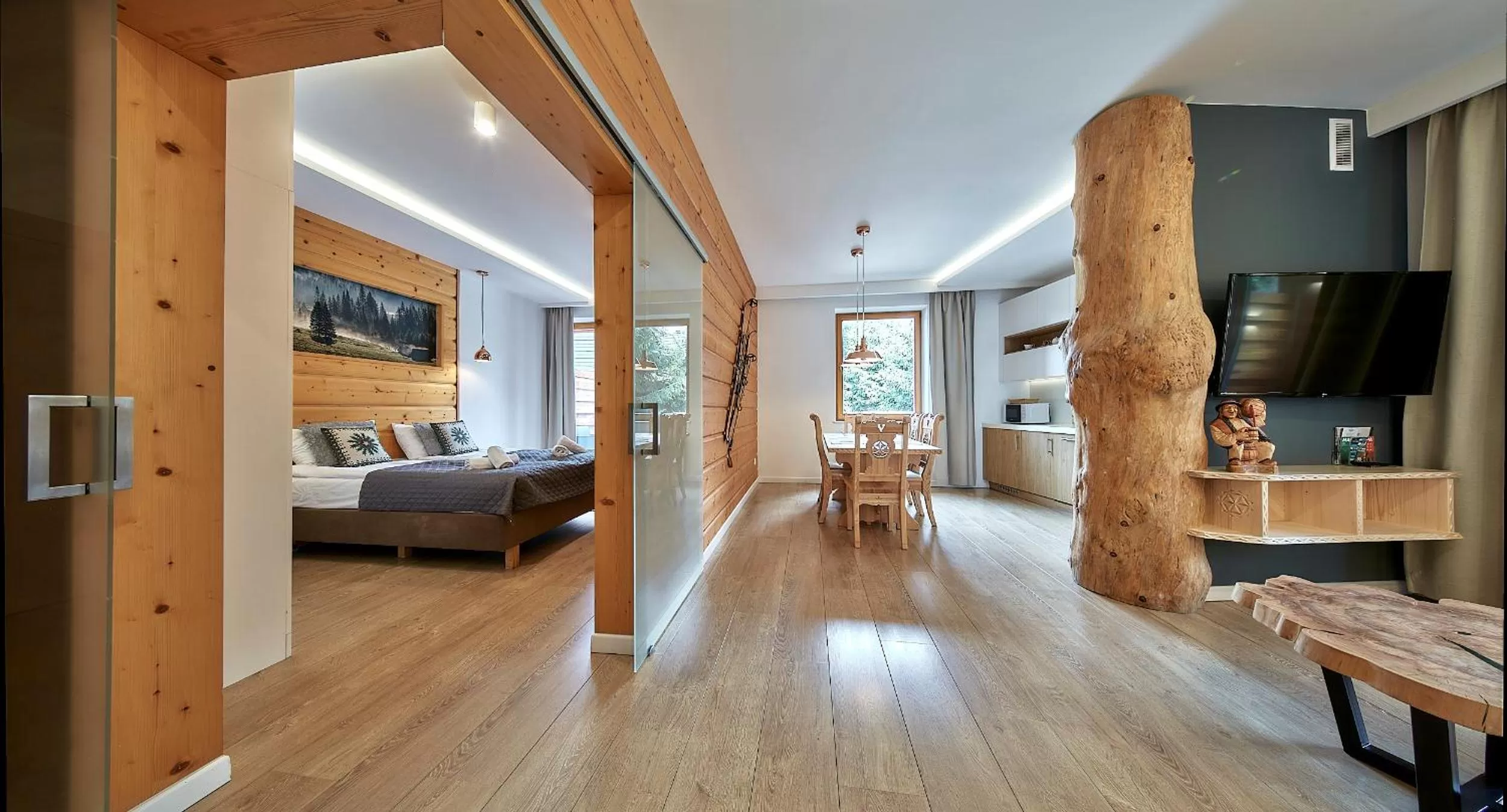 Photo of the whole room, Bed in Aparthotel Giewont