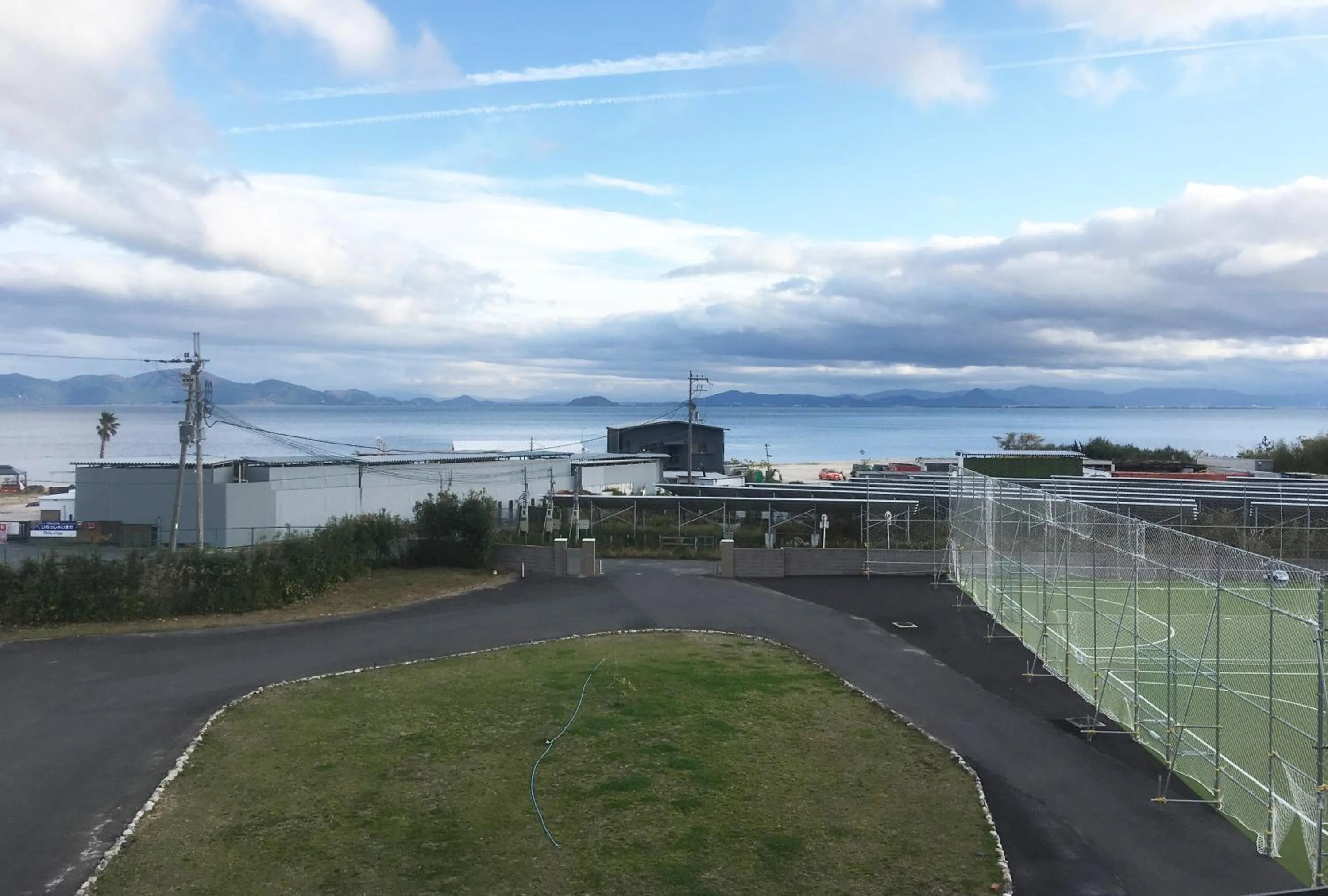 Lake view in J-Hoppers Lake Biwa Guesthouse
