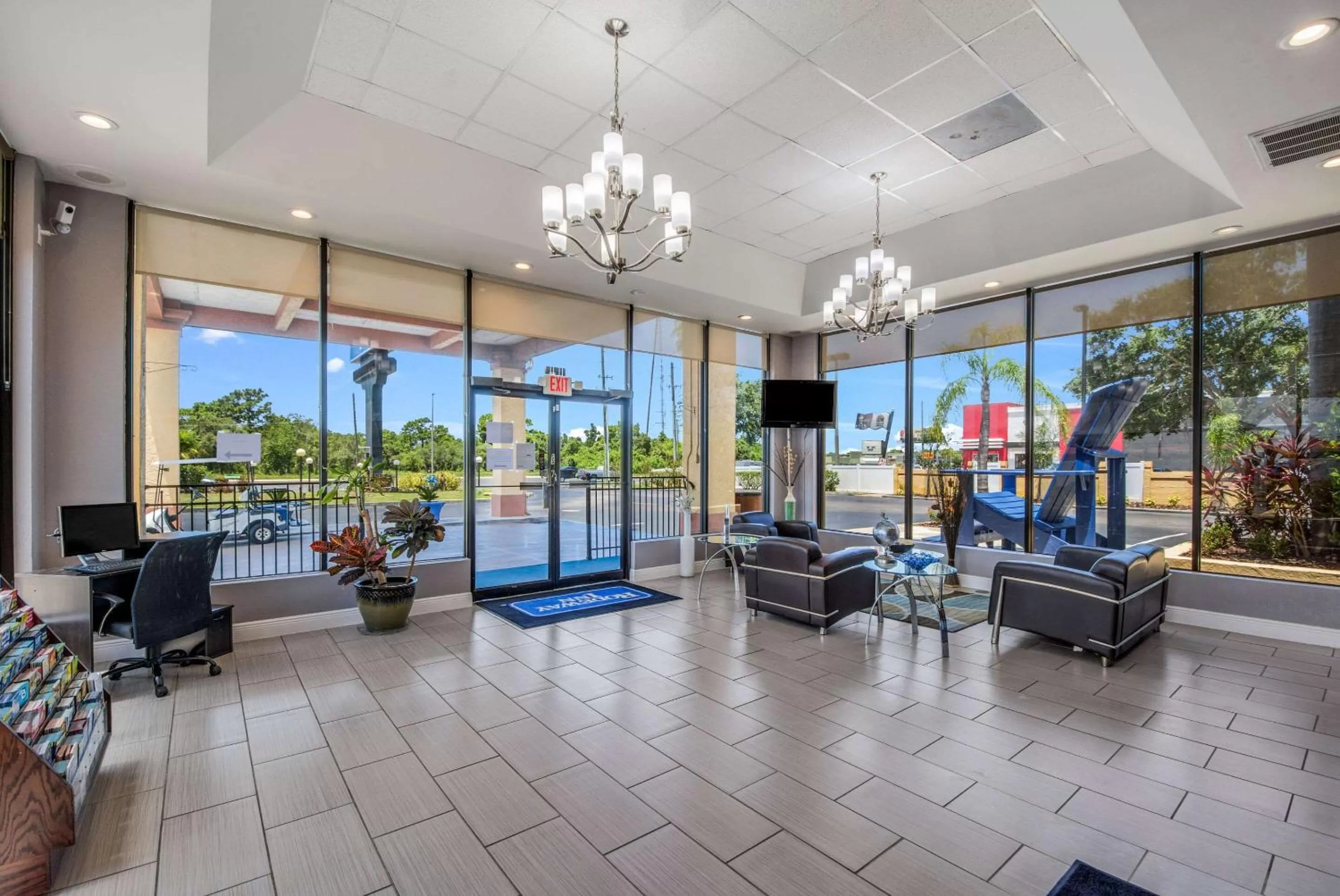 Lobby or reception in Rodeway Inn Port Richey North