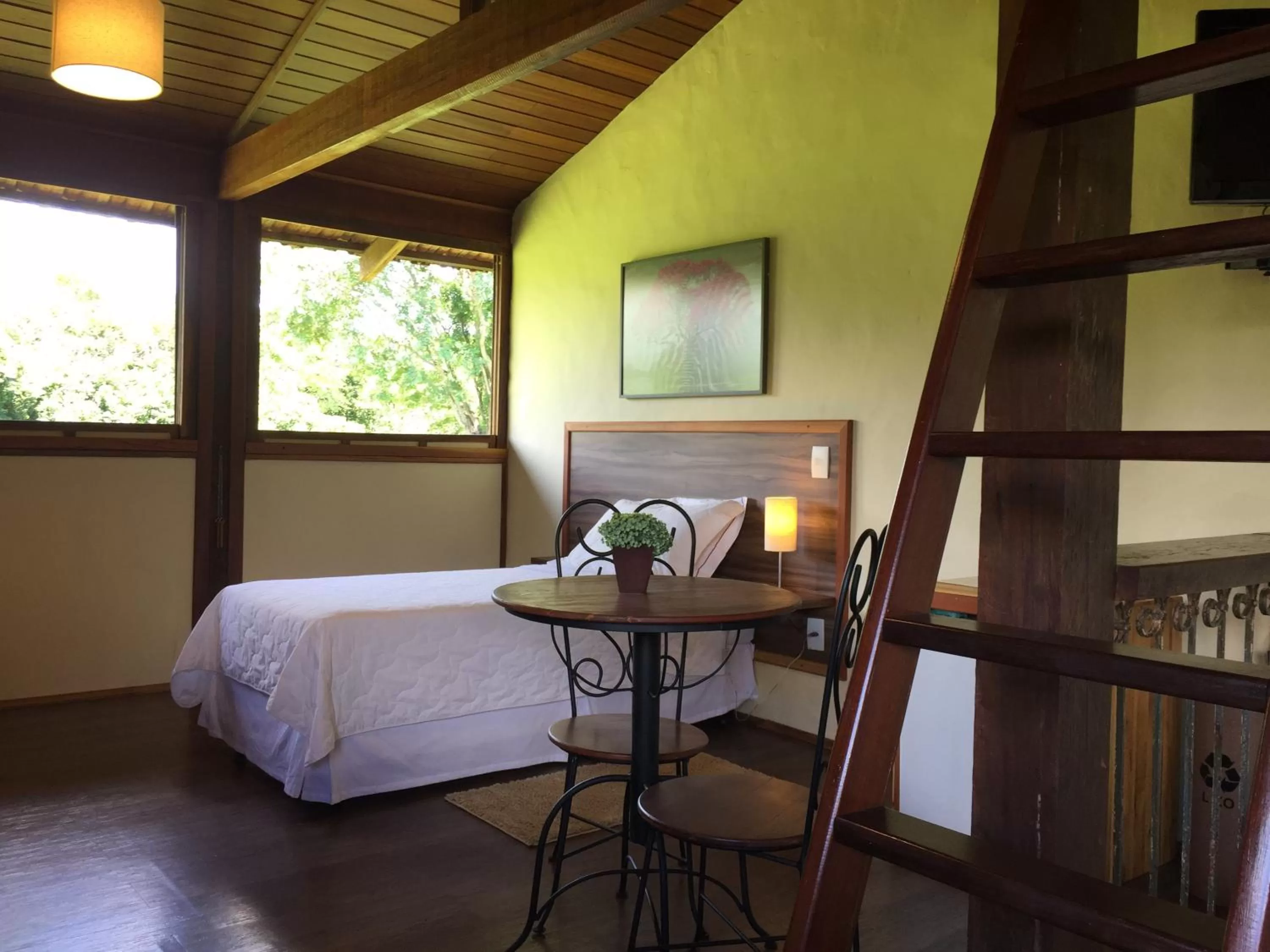 Bed in Hotel Santa Esmeralda