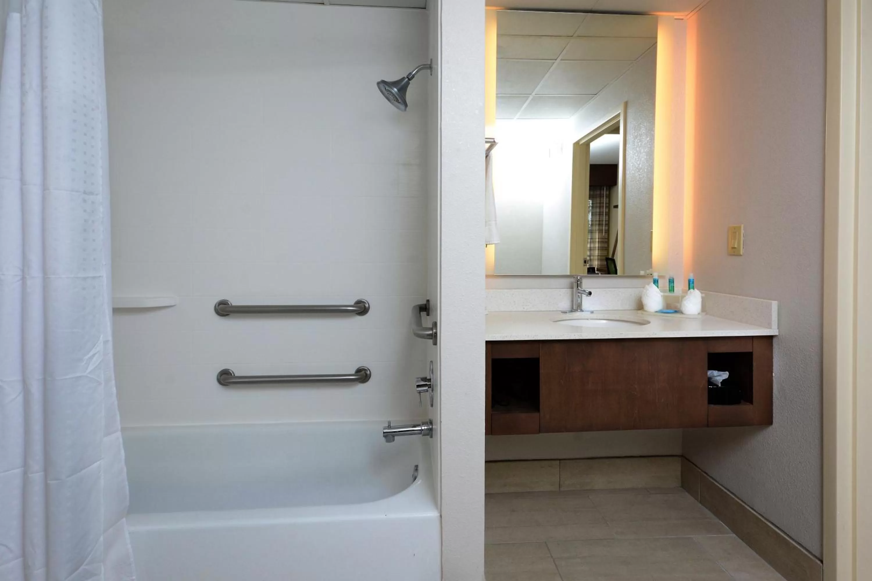 Bathroom in Holiday Inn Express & Suites Raleigh Durham Airport at RTP by IHG