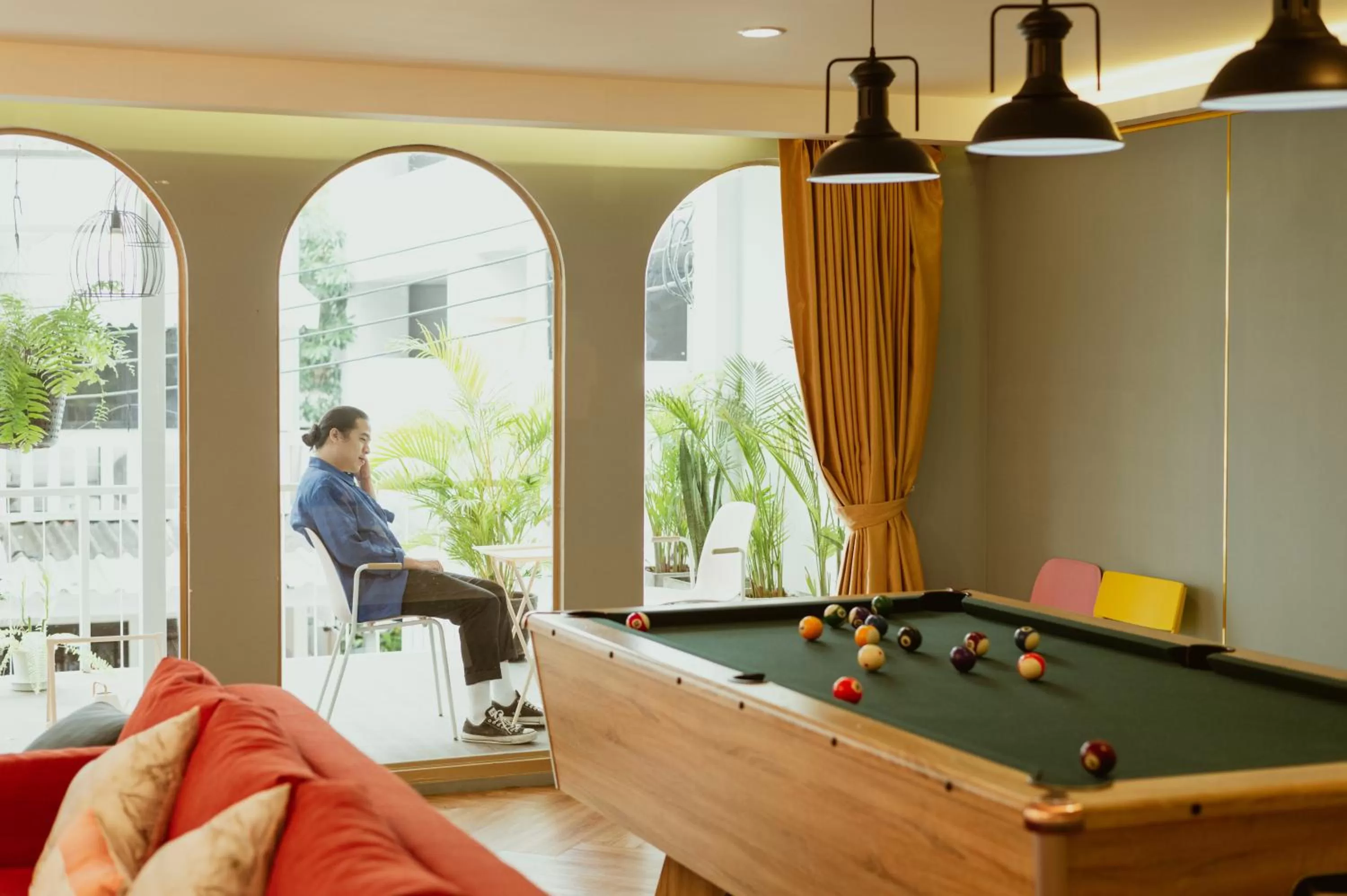 Balcony/Terrace, Billiards in Nimit Boutique Hotel