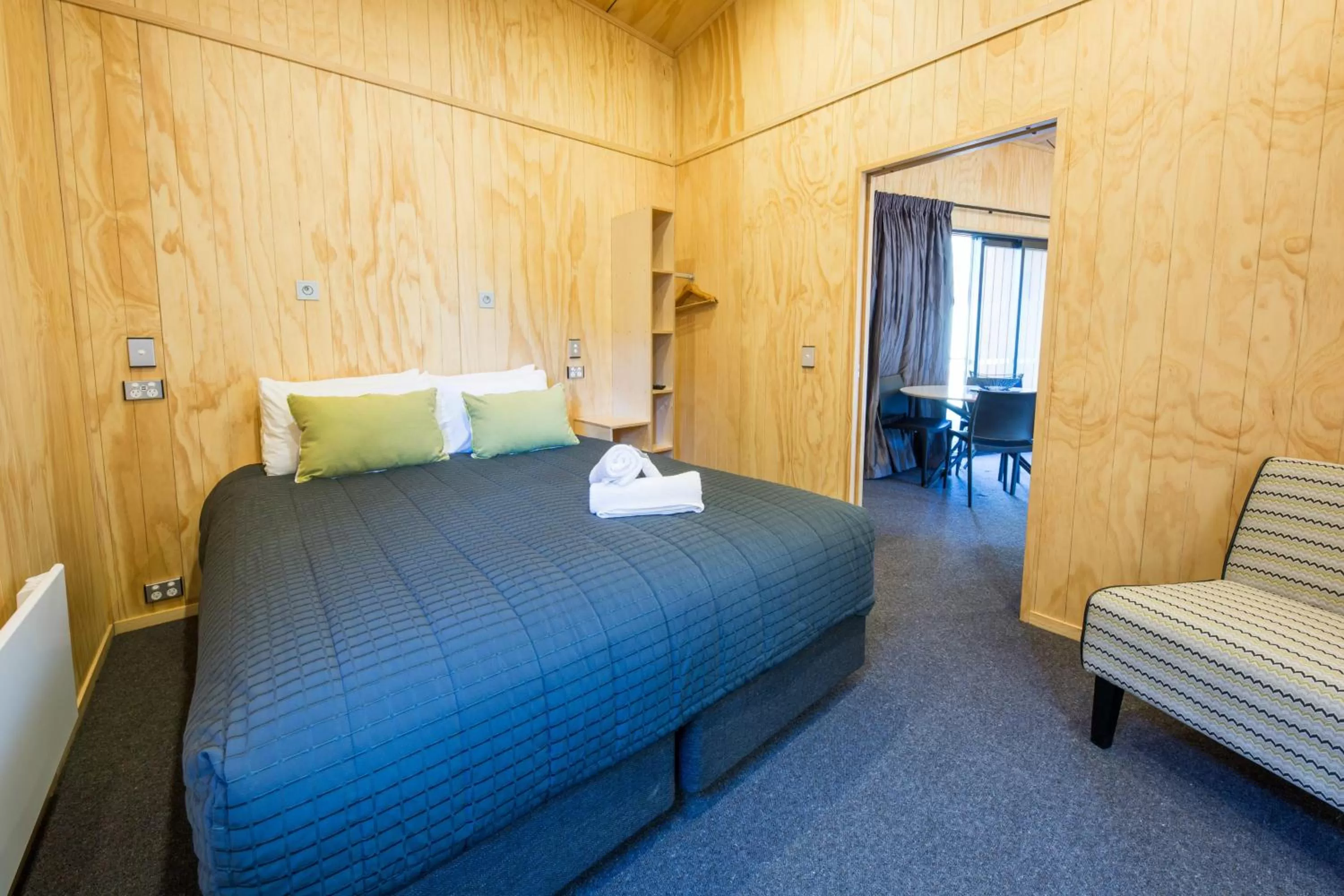 Bedroom, Bed in Apartments at Queenstown TOP 10 Holiday Park