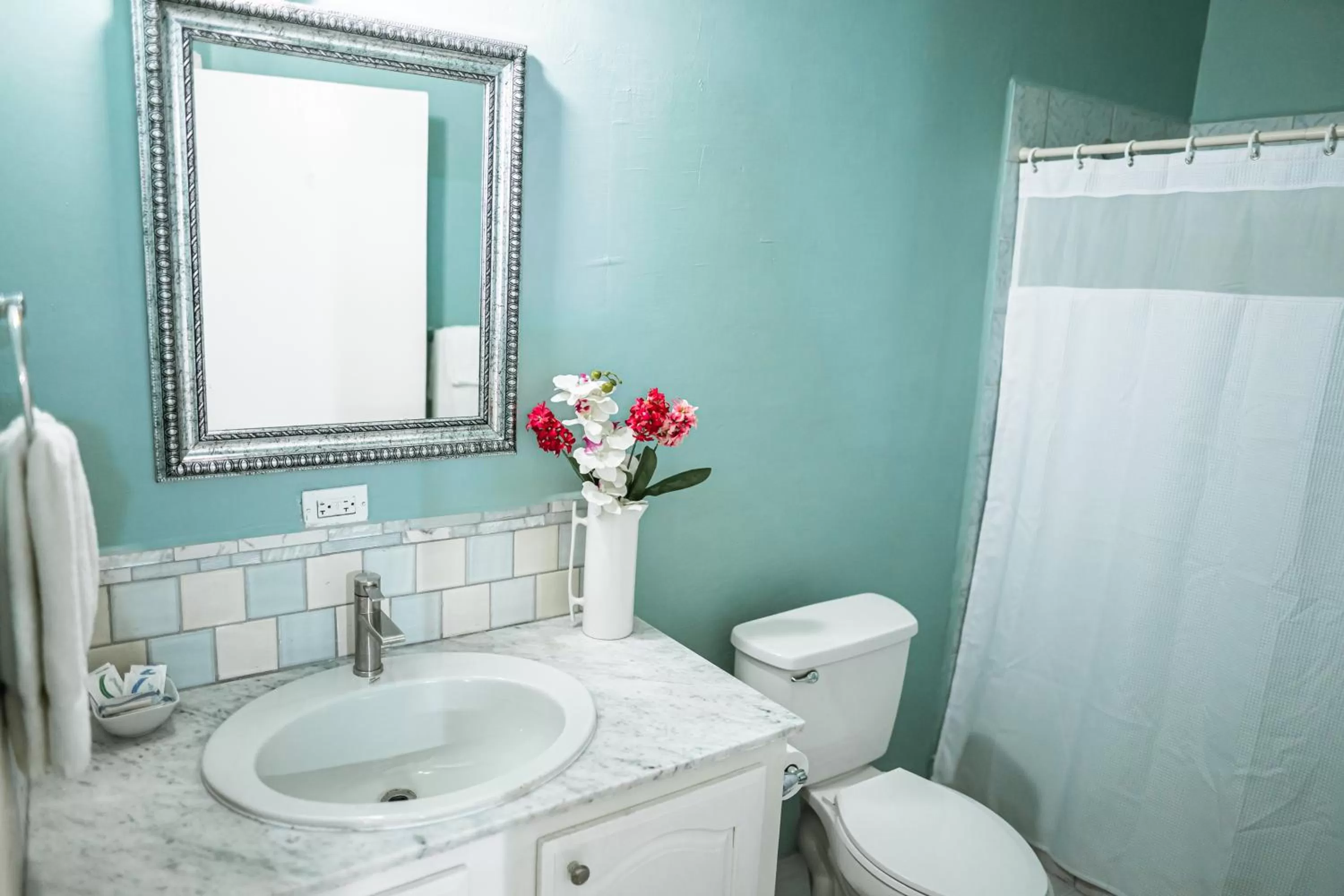 Toilet in Connie's Comfort Suites