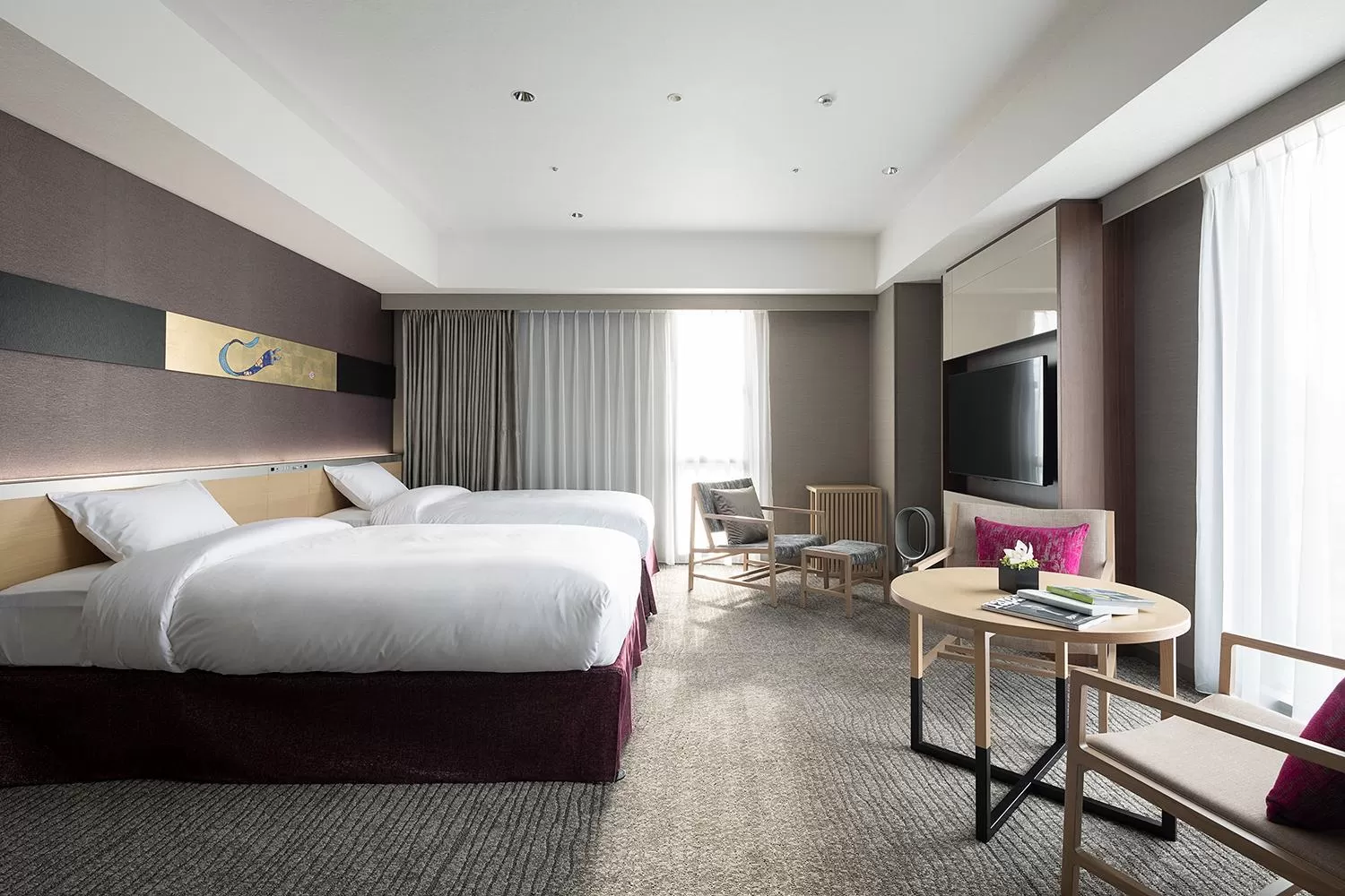 Photo of the whole room, Bed in Cross Hotel Kyoto