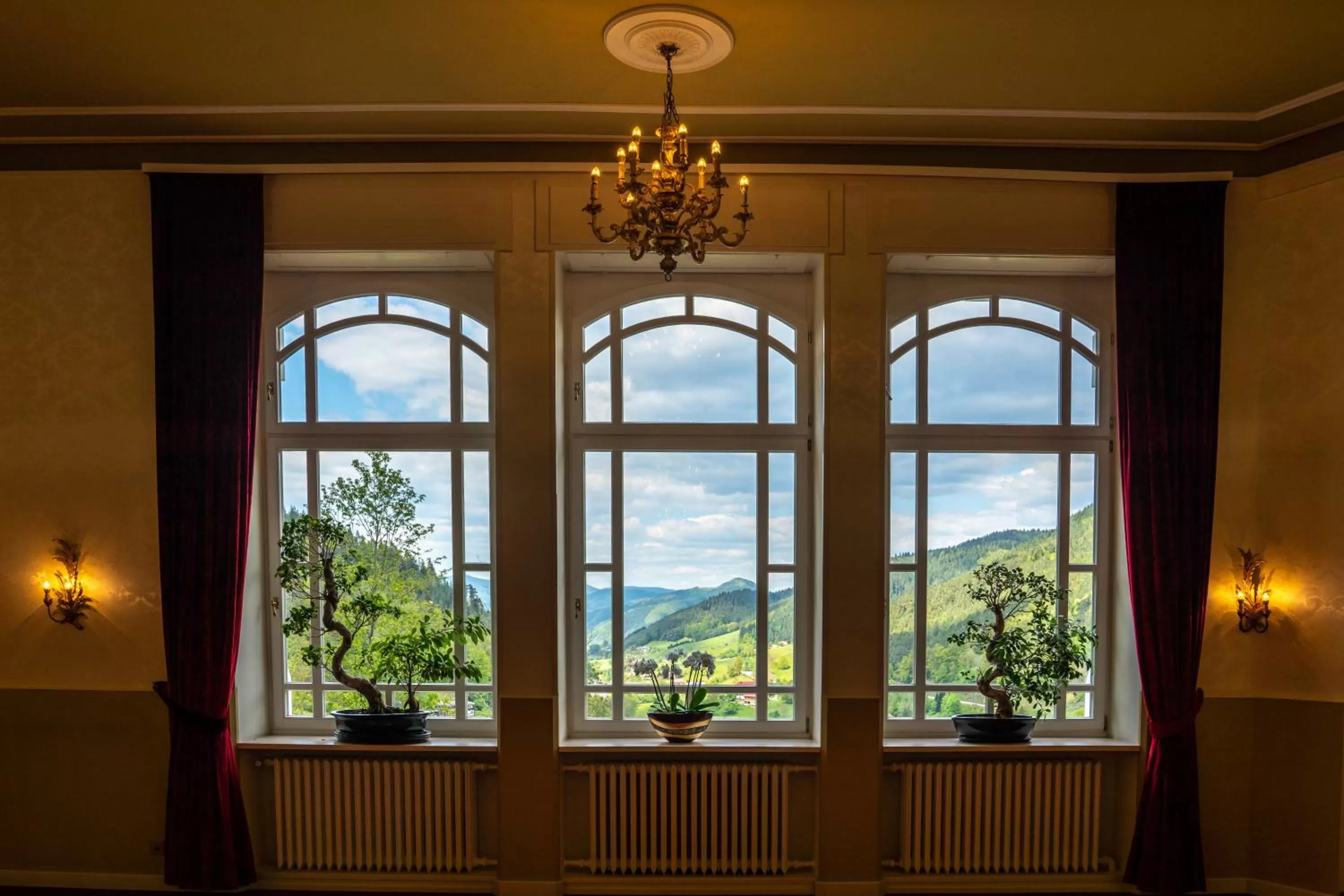 Mountain view in Hotel Schloss Hornberg