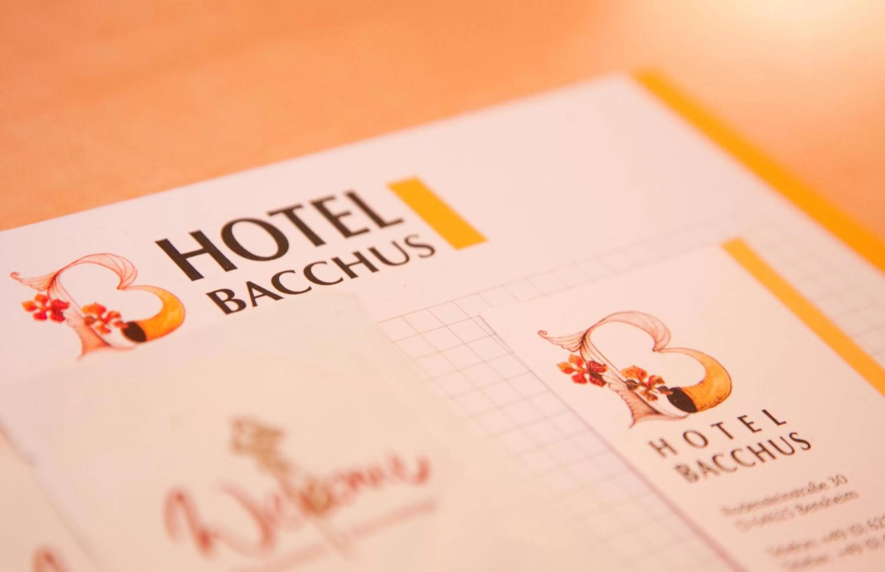 Logo/Certificate/Sign in Hotel Bacchus