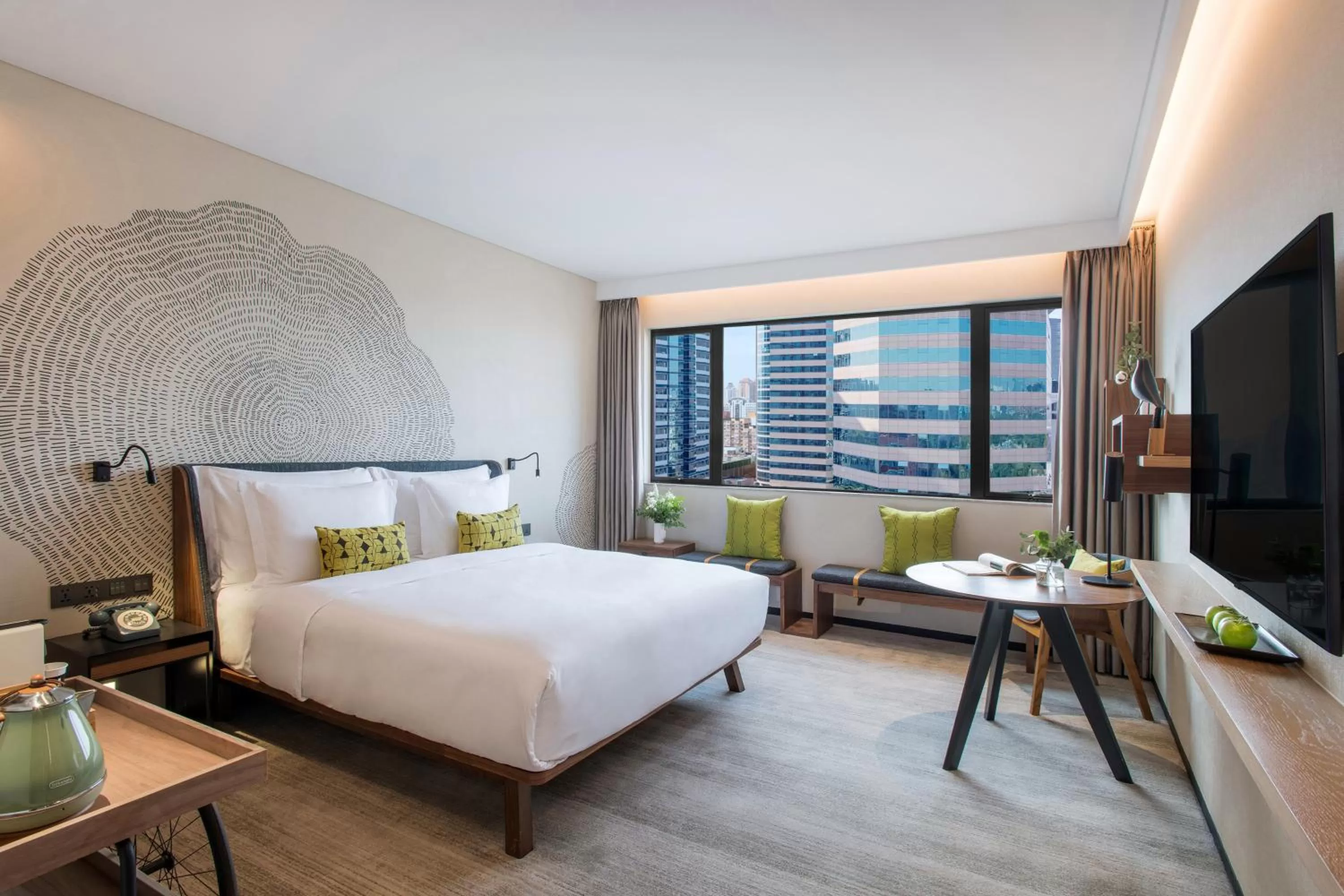 Bed in BEI Zhaolong Hotel, JdV by Hyatt