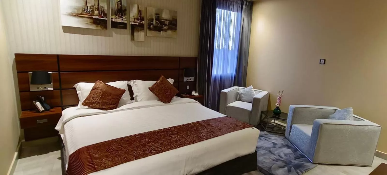 Bed in Q Suites Jeddah by EWA - Managed by HMH