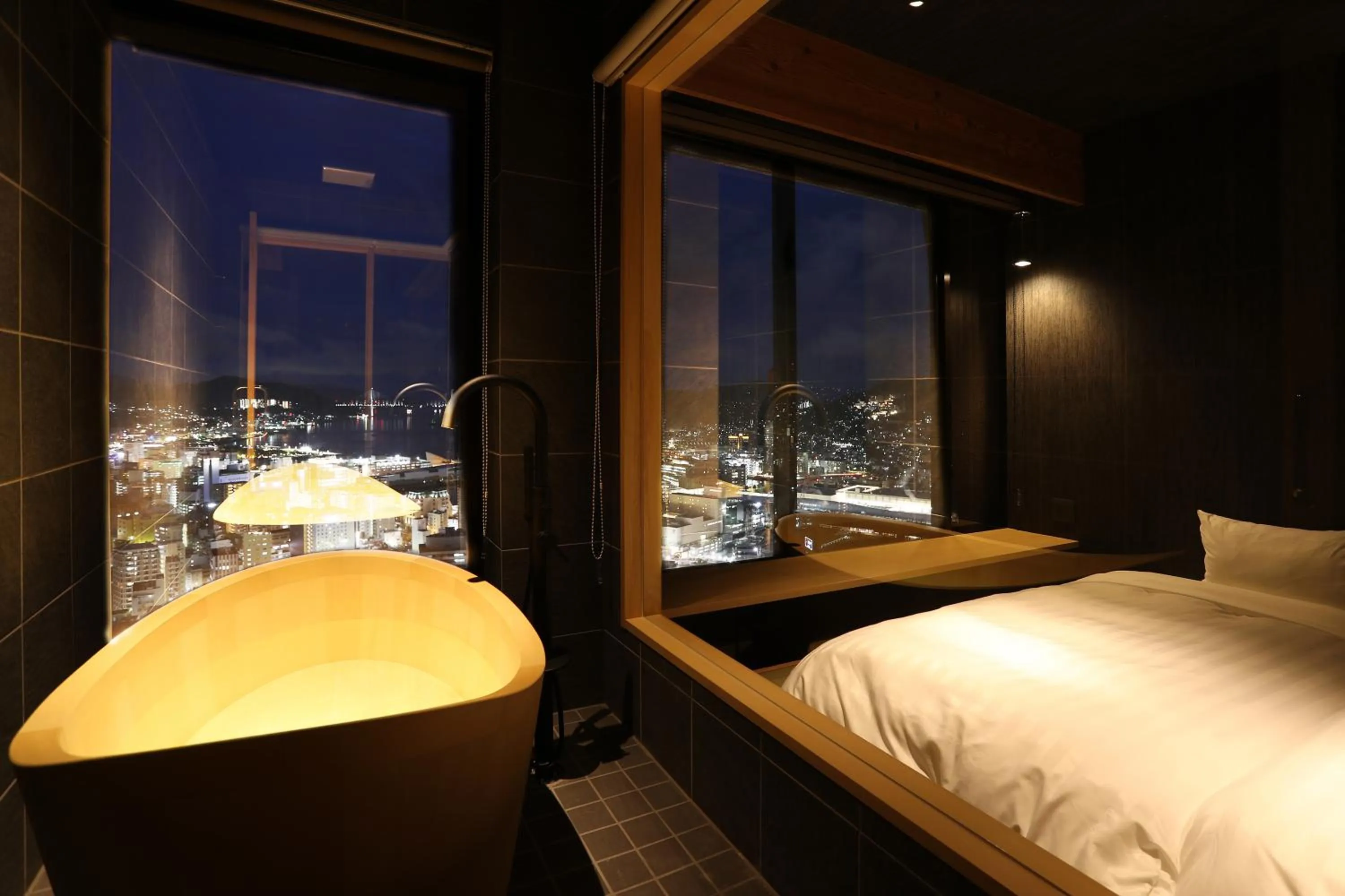 Bed in Hotel Nagasaki