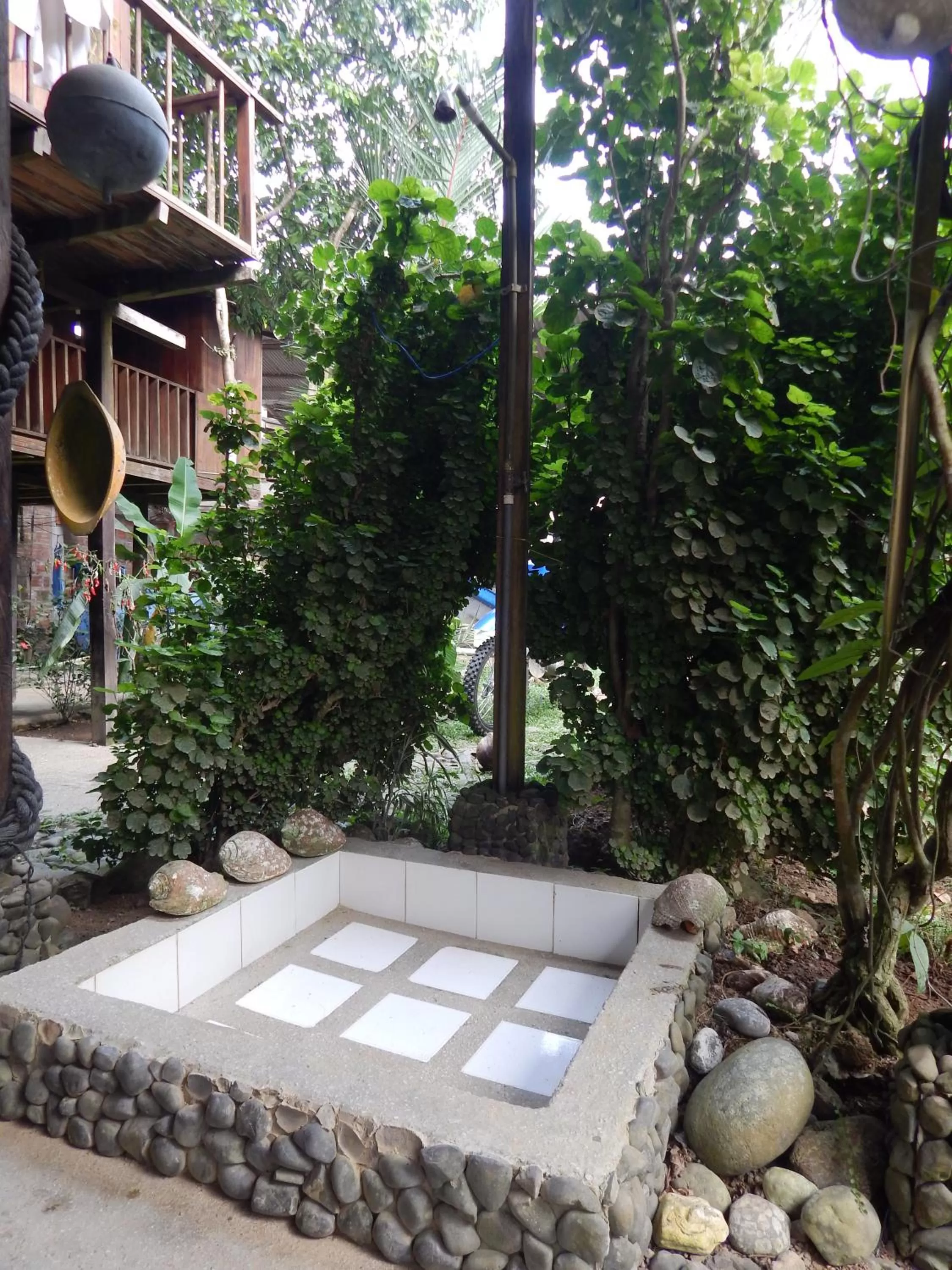 Garden, Swimming Pool in Posada Turística Rocas De Cabo Marzo