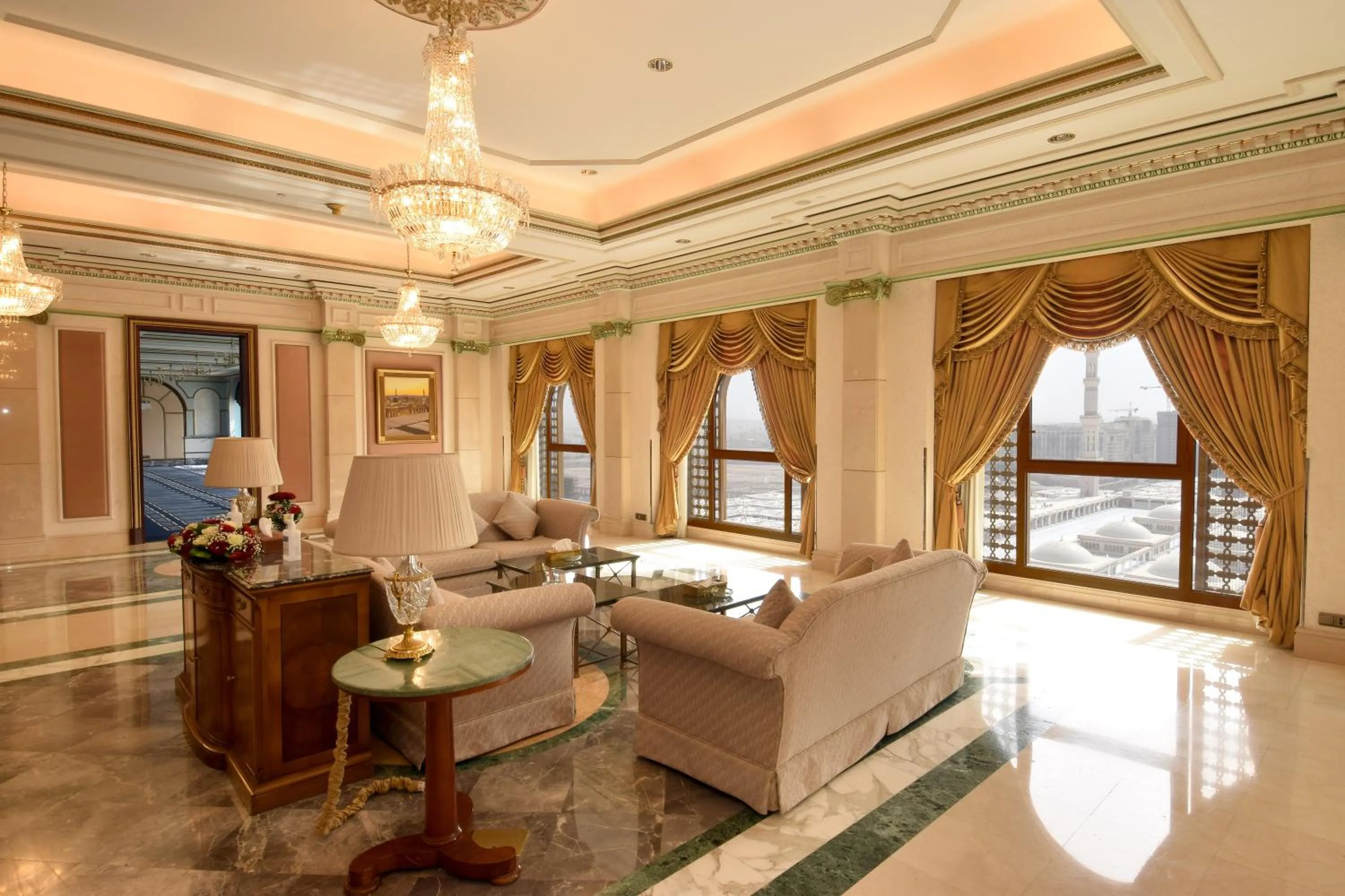 Living room in Dar Al Taqwa Hotel