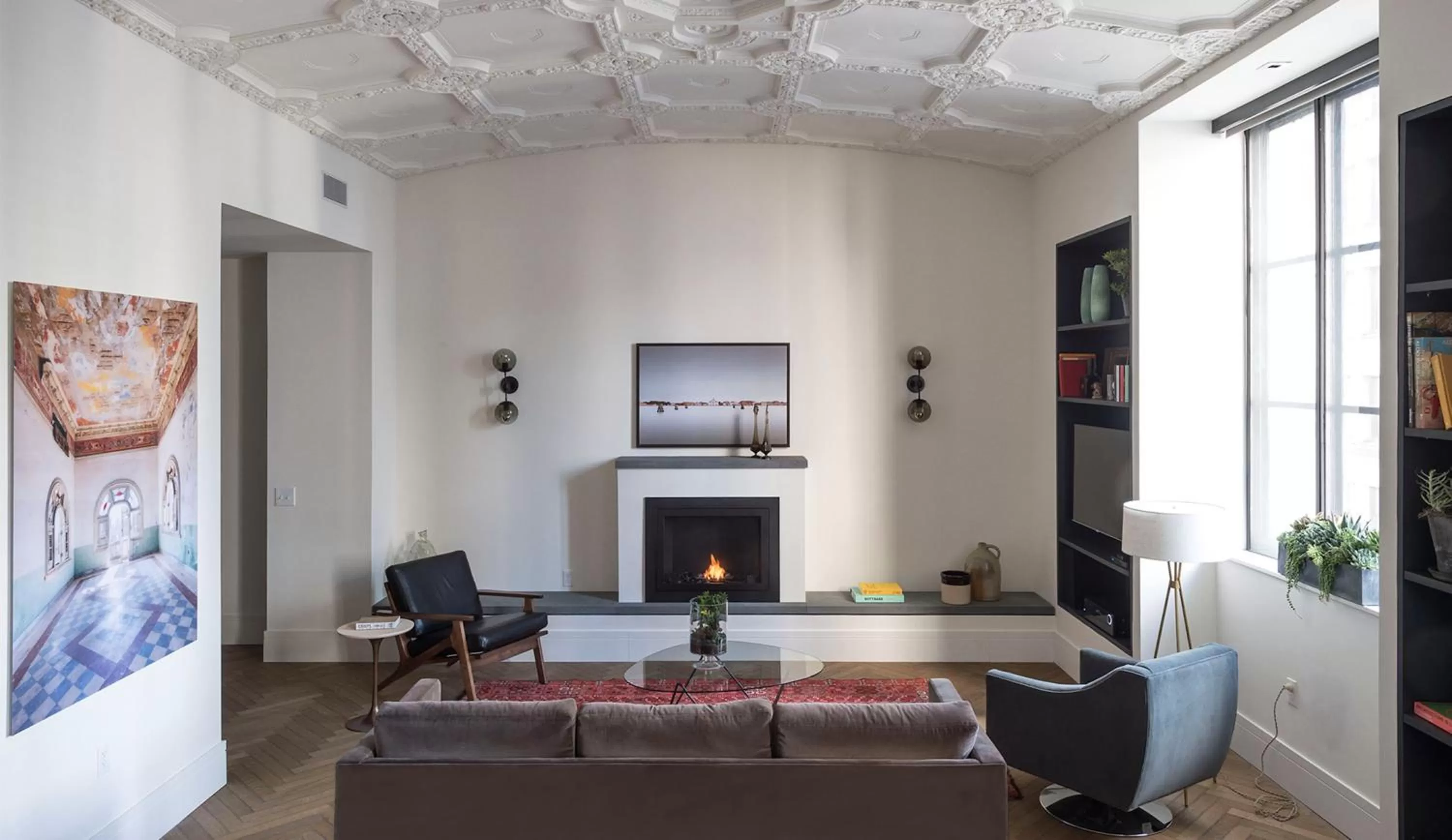 Living room, Seating Area in ROOST Midtown