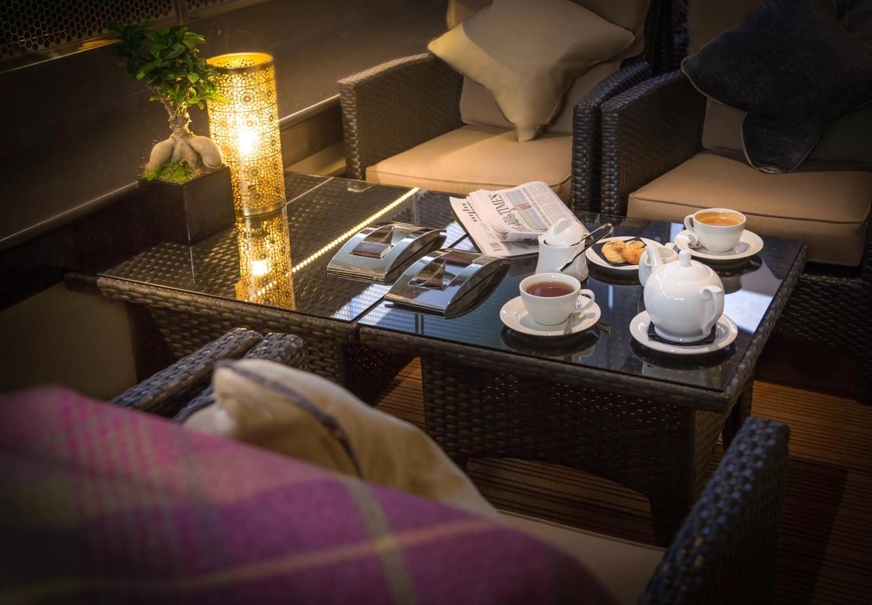 Patio in Ten Manchester Street Hotel