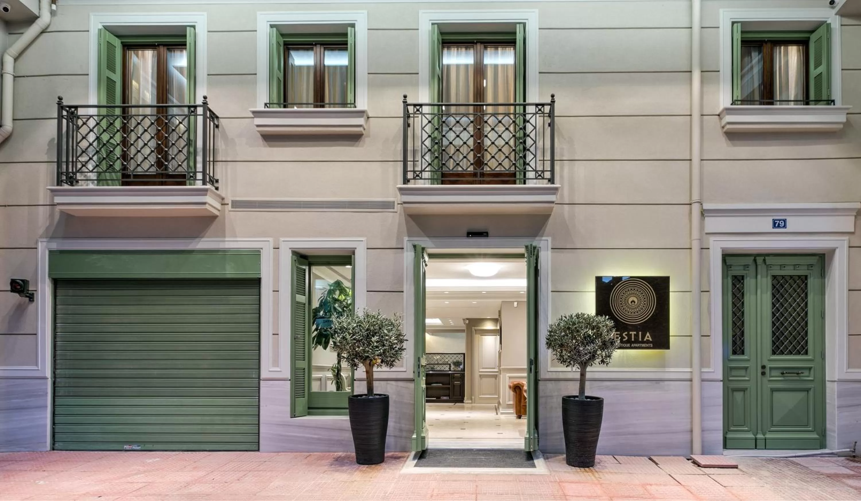 Property building in Estia Boutique Apartments