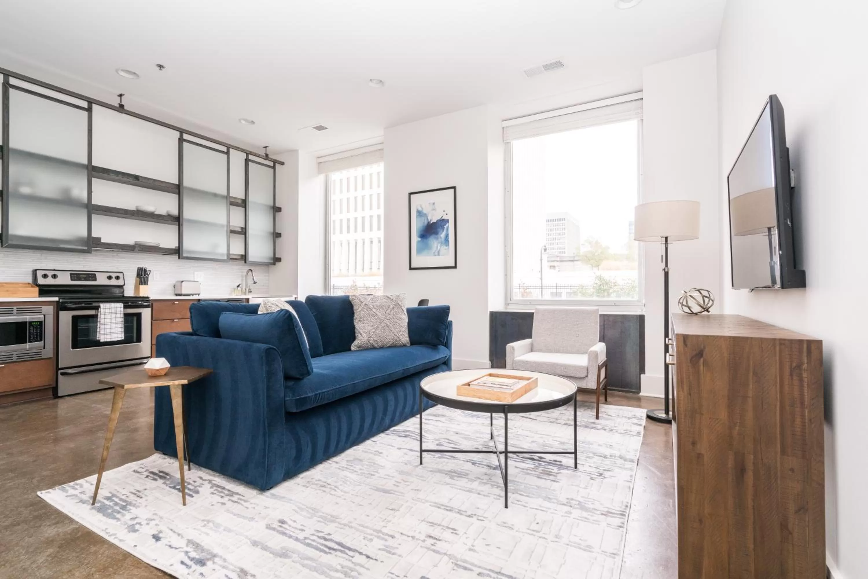 TV and multimedia in Mint House at The Reserve - Nashville