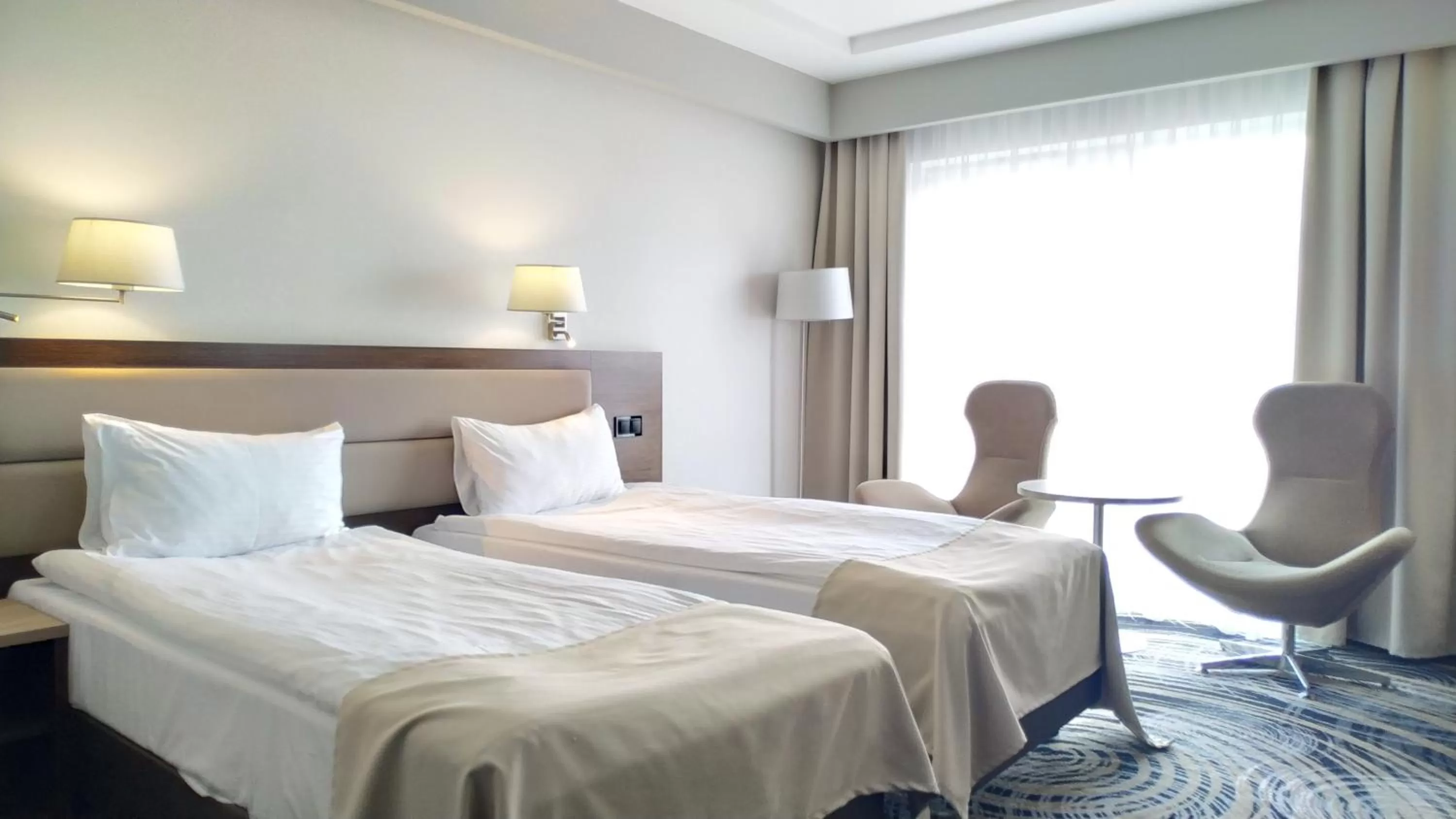 Twin Room with Balcony - single occupancy in Ambasador Premium