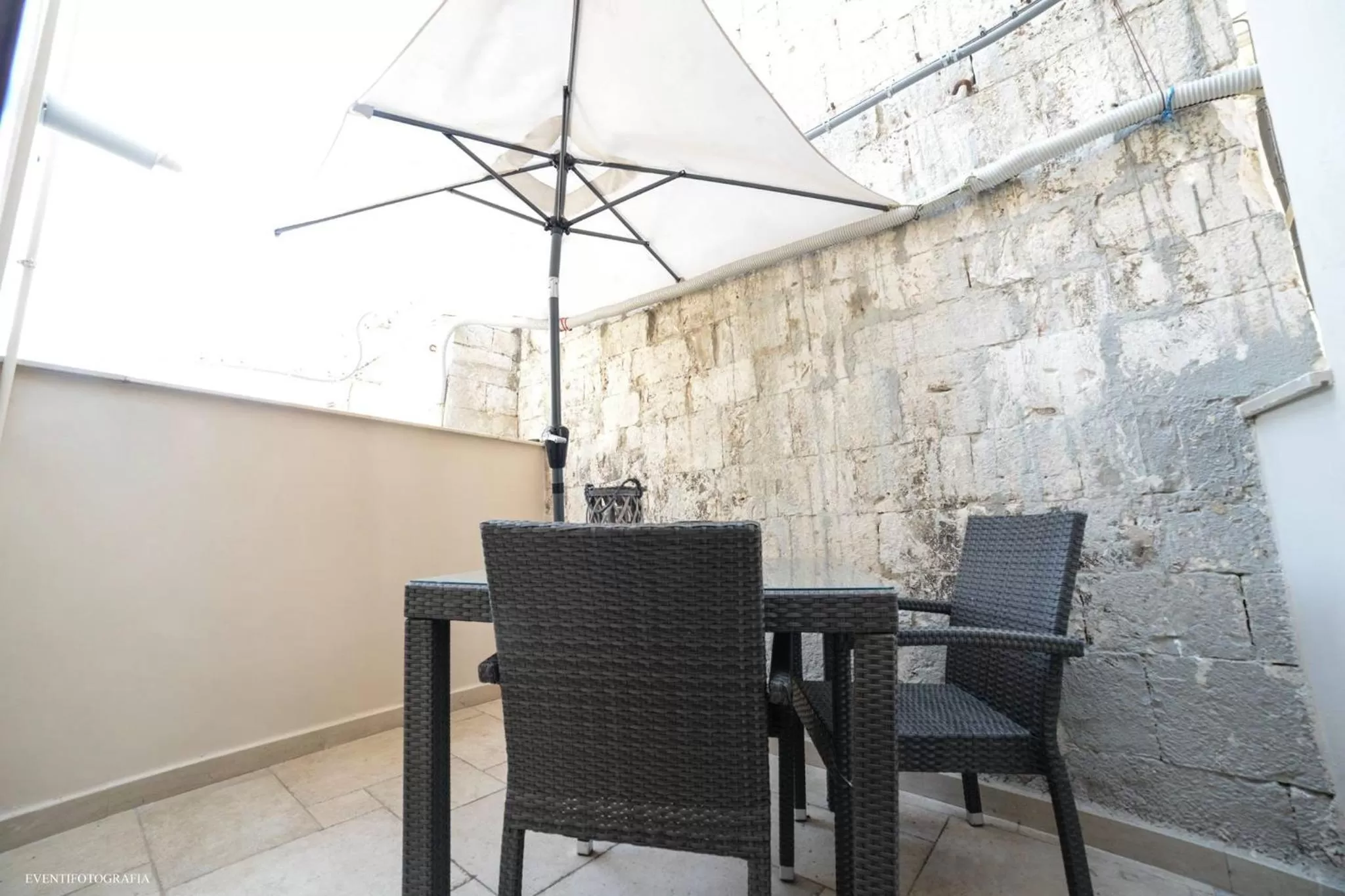 Garden view in B&B Il Campanile