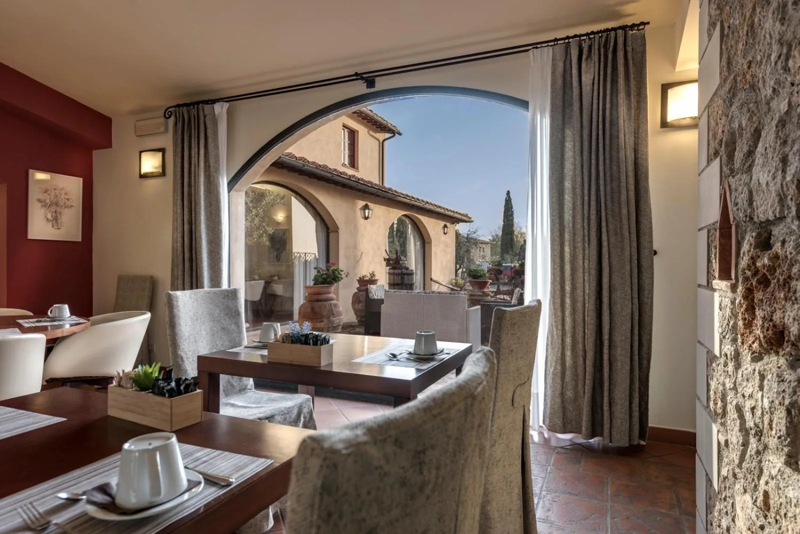 Lounge or bar in Hotel & Restaurant Casolare Le Terre Rosse