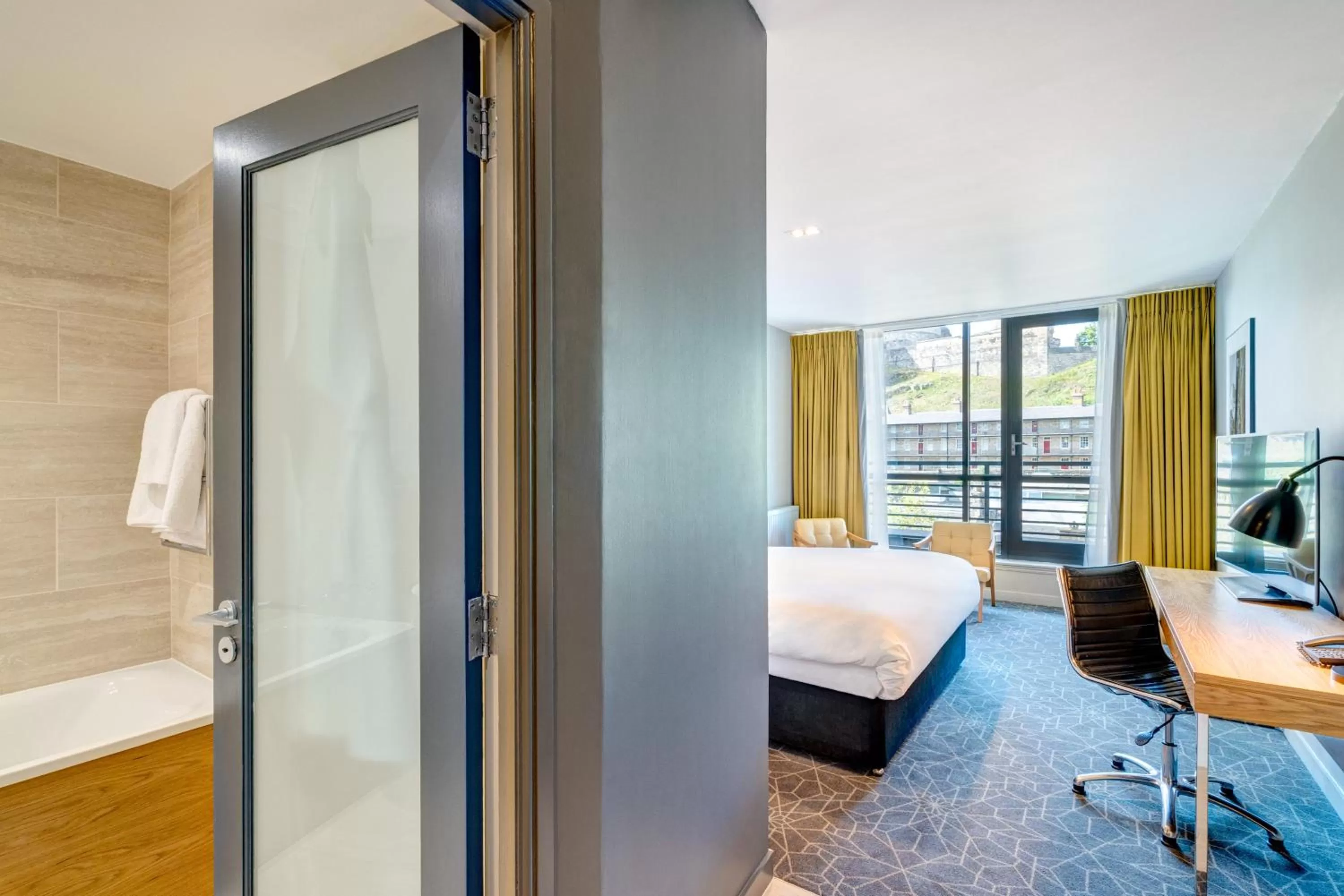 Bed in Apex Grassmarket Hotel