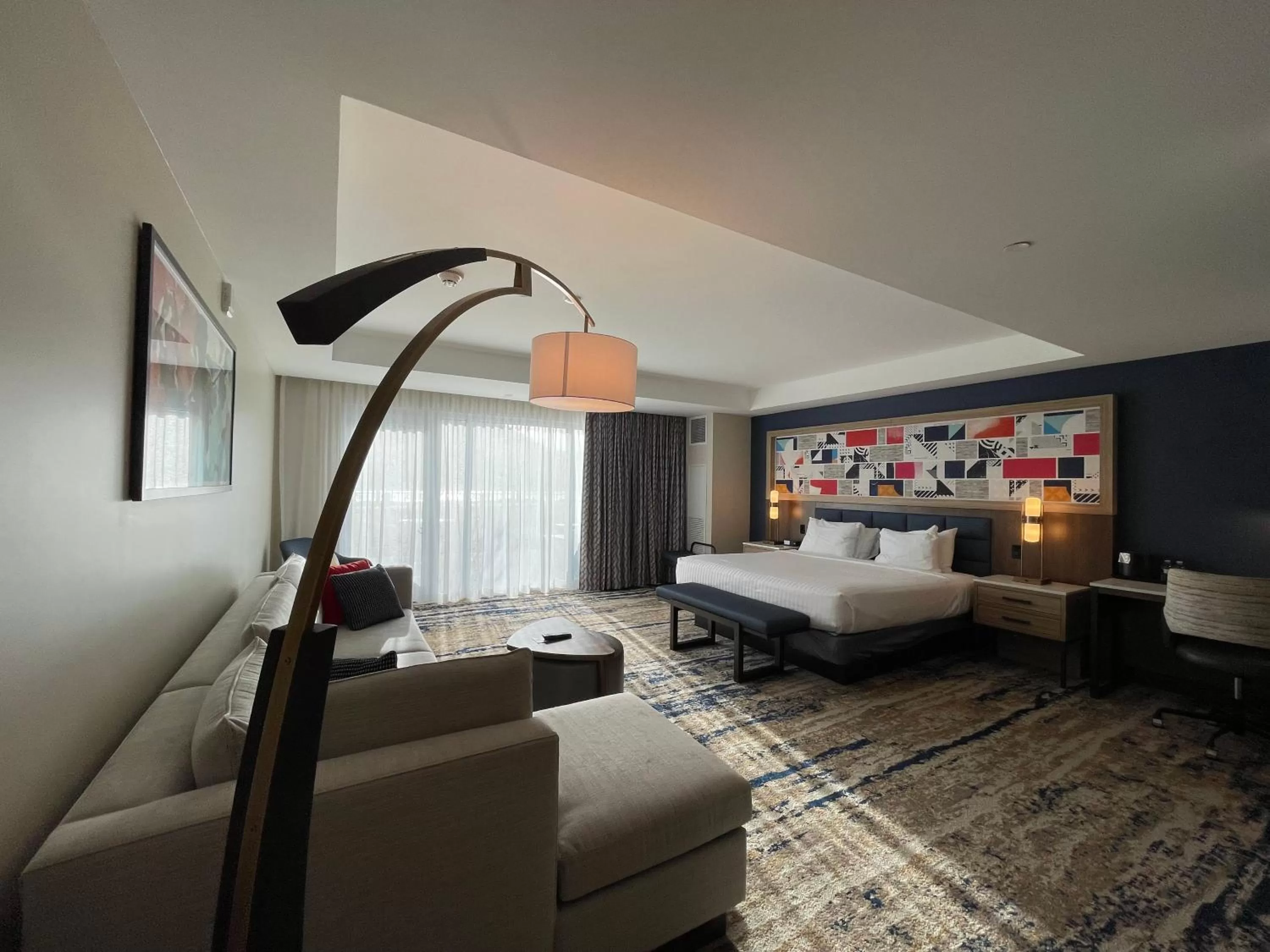 Balcony/Terrace, Bed in The Landing Hotel at Rivers Casino Pittsburgh