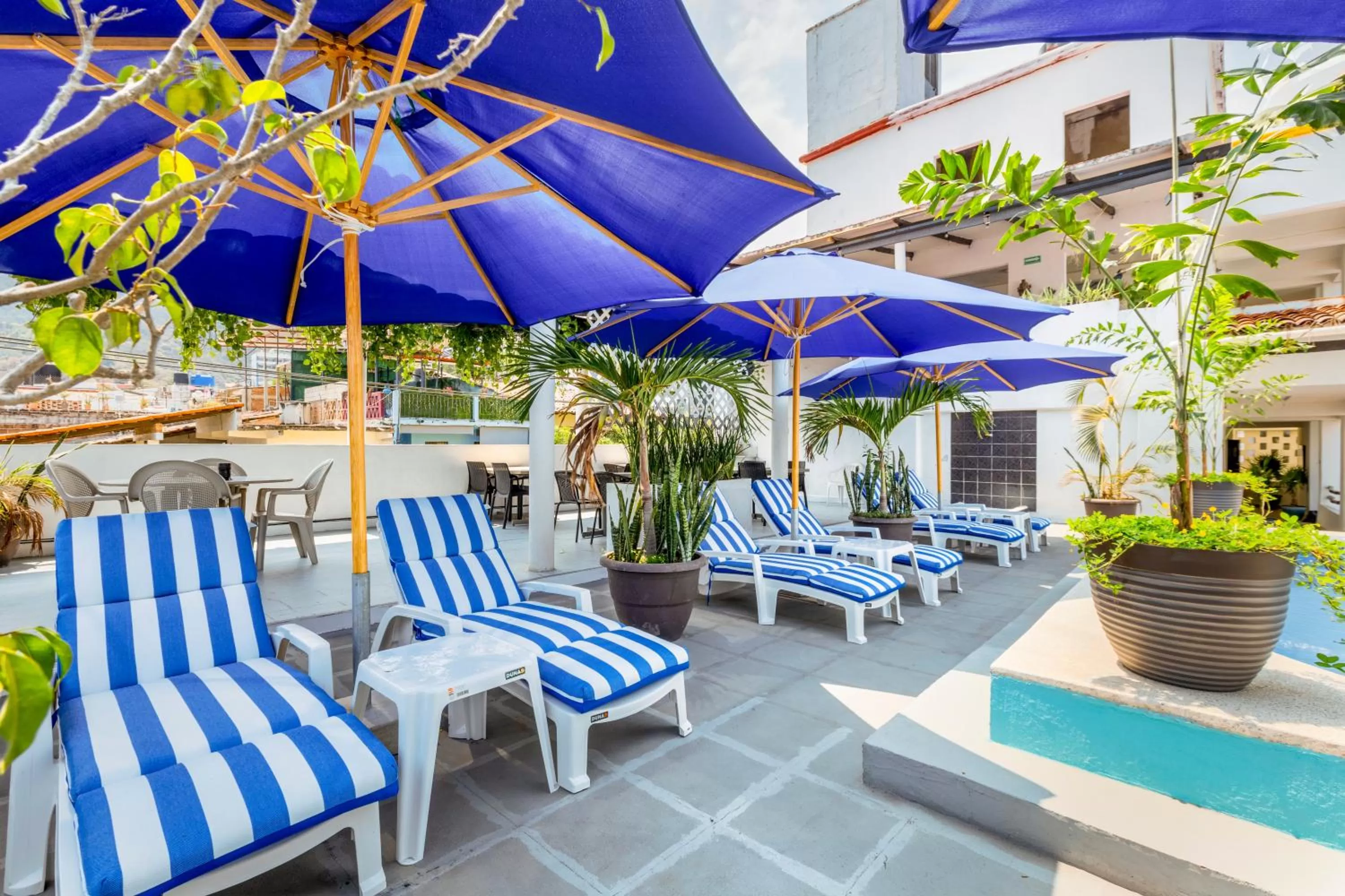 Patio in Hotel Pueblito Vallarta