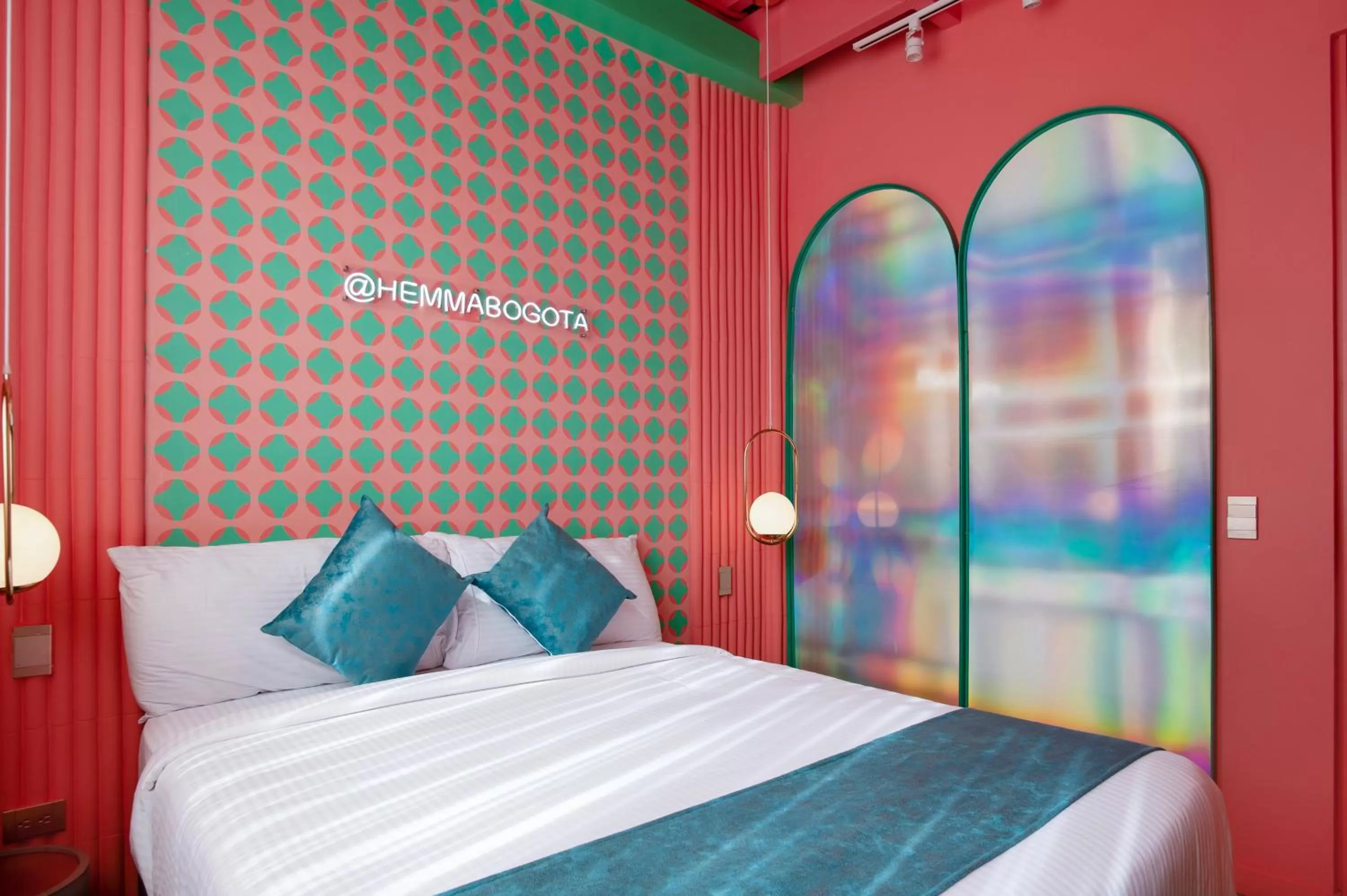 Bed in Hemma Bogotá Country Luxury Suites Hotel