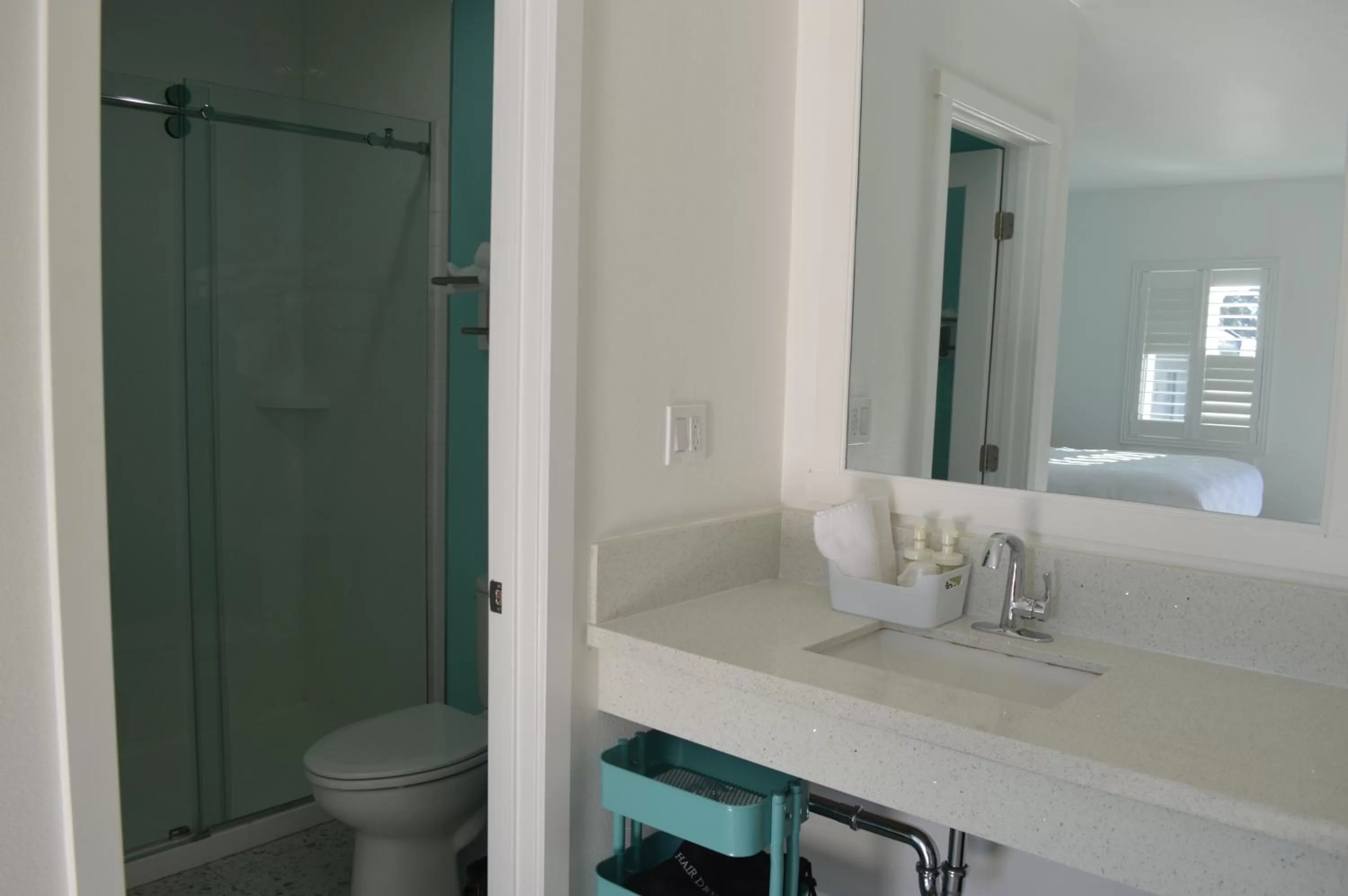 Shower in Calafia Inn San Clemente Newly renovated