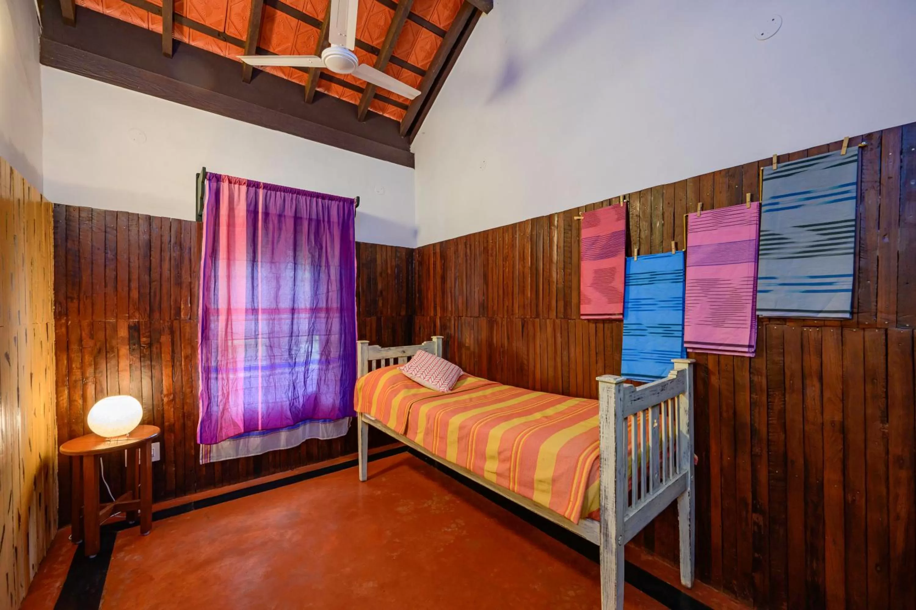 Bed in Neemrana's Coconut Alley