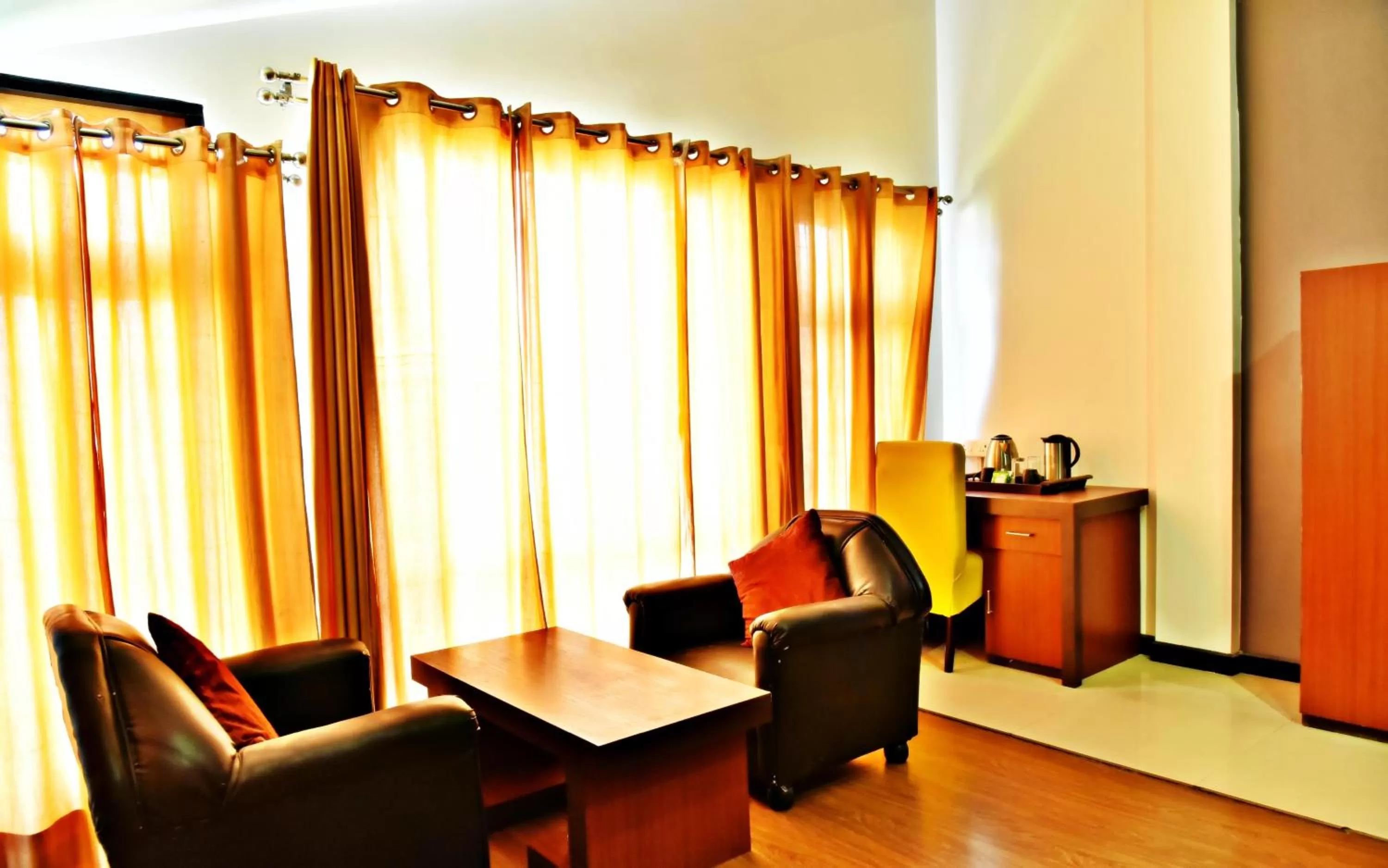 Living room in Sood's Himalayan Vista