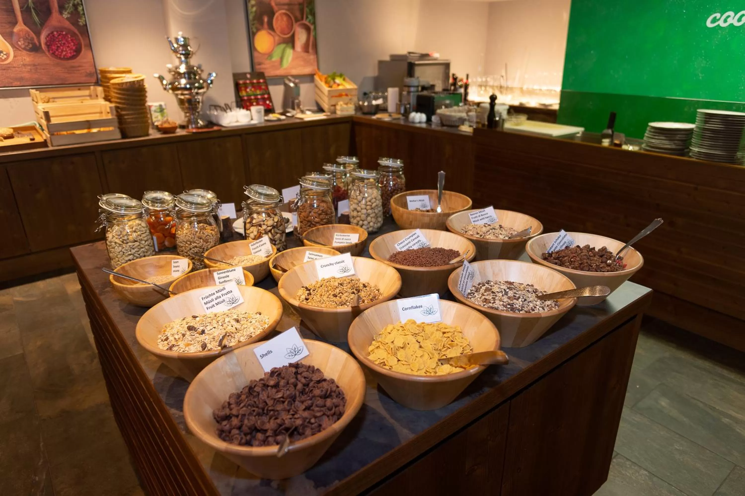 Breakfast in Hotel Weiher Green Lake