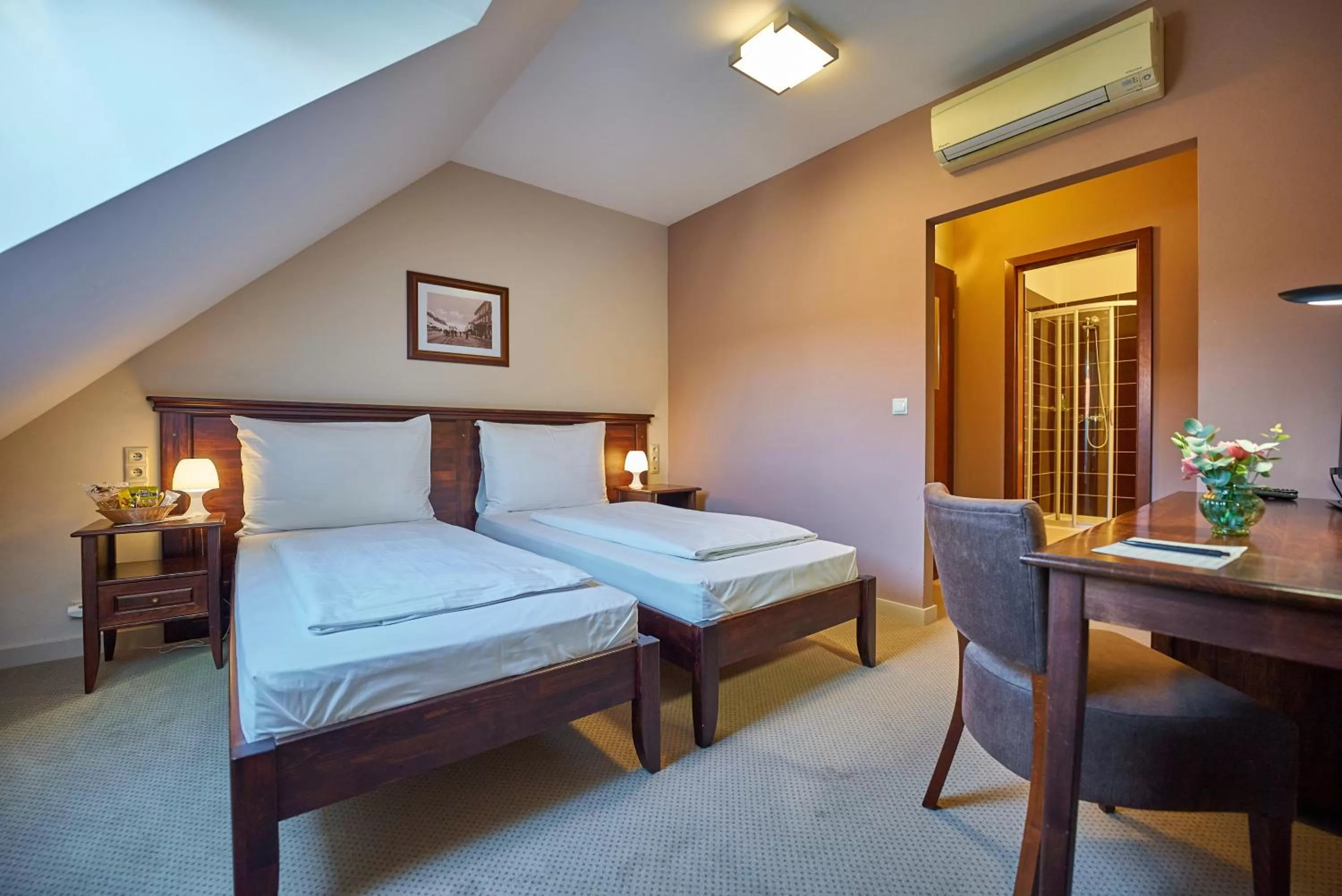 Bedroom, Bed in Pension & Restaurant PATRIOT Trnava