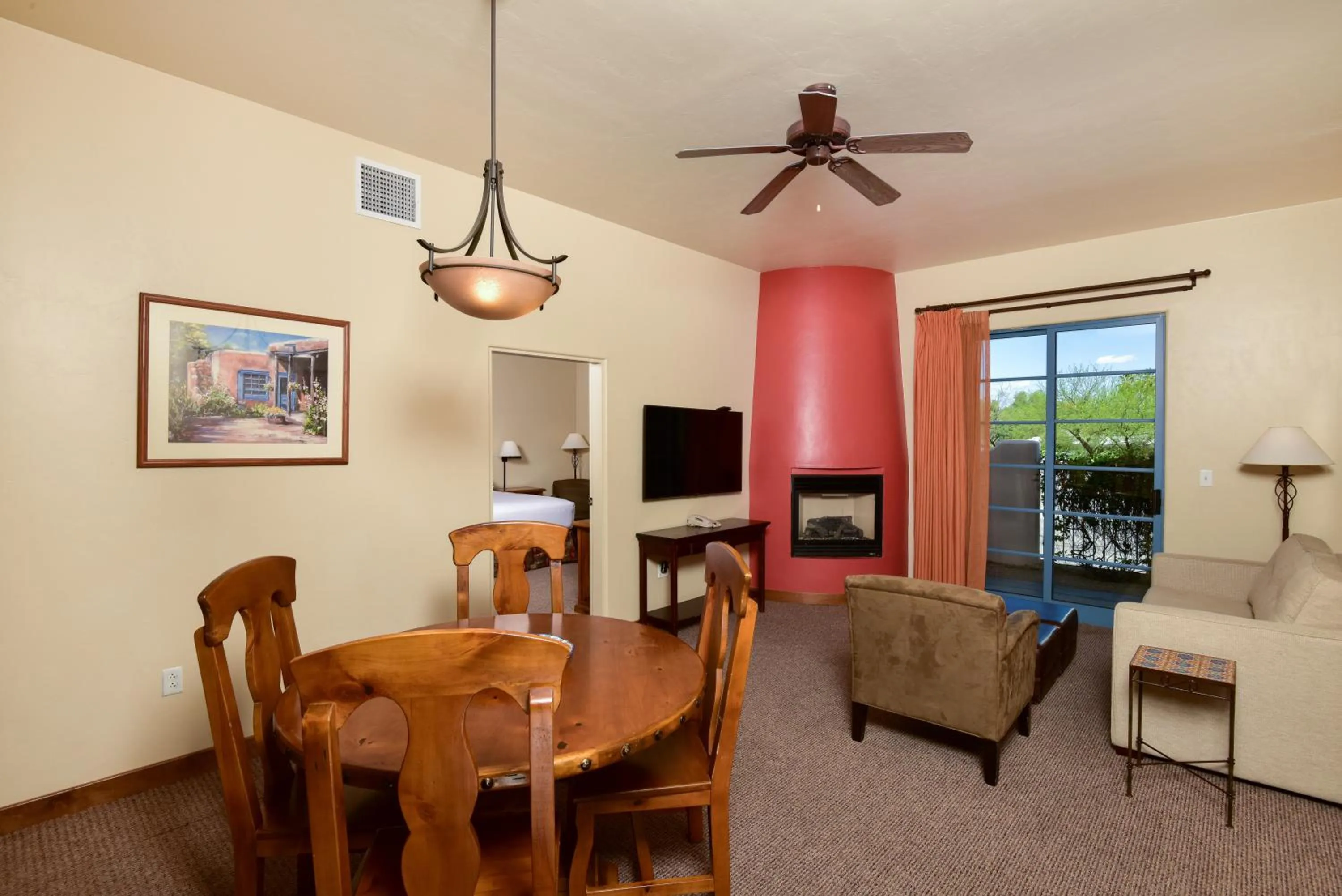 Seating area in Lodge On The Desert