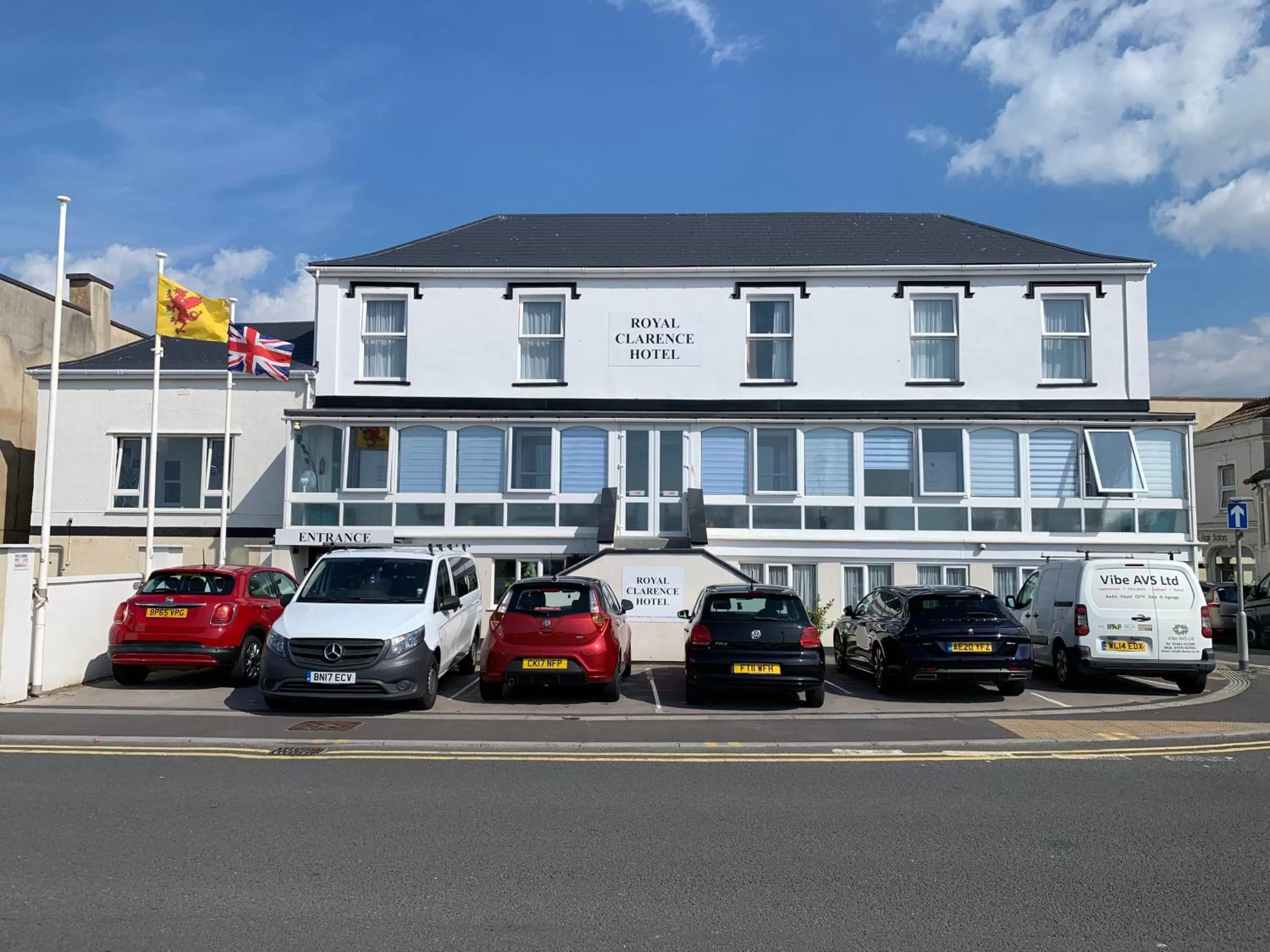 Property building in The Royal Clarence Hotel (on the Seafront)