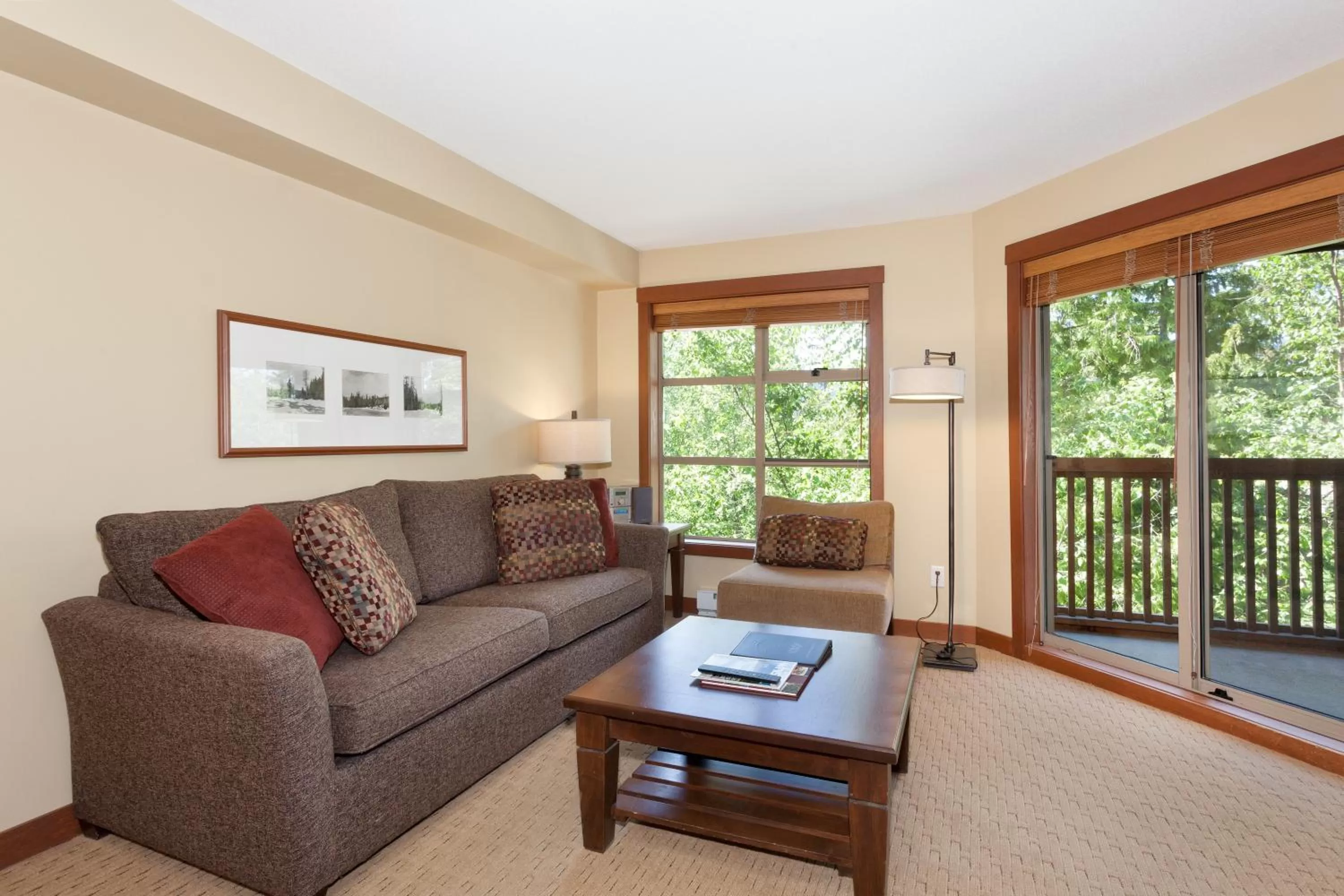 Living room in Horstman House by Whistler Premier