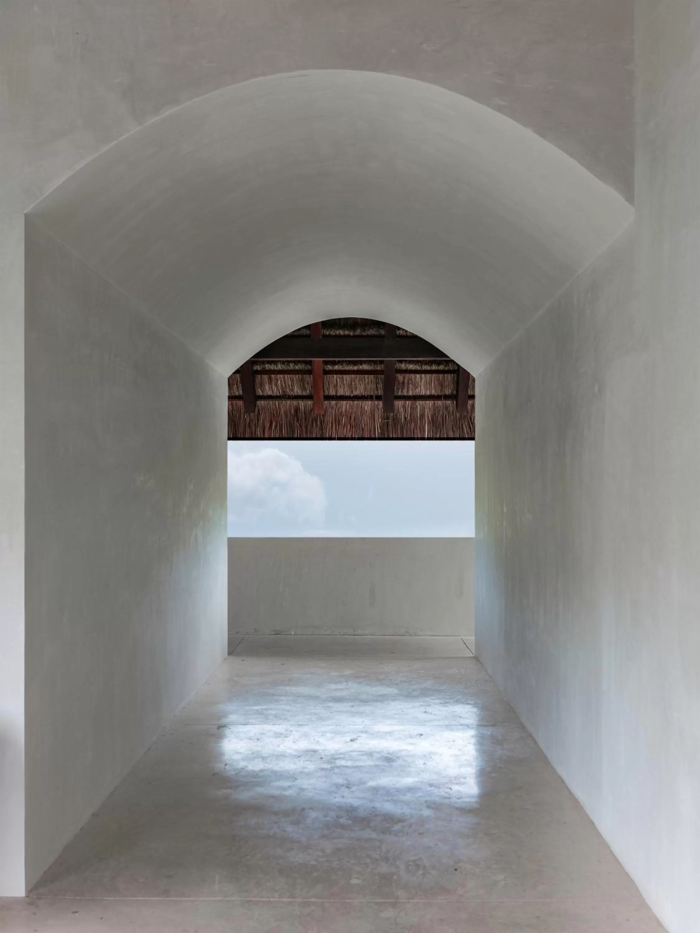 Inner courtyard view in Hotel Panamera
