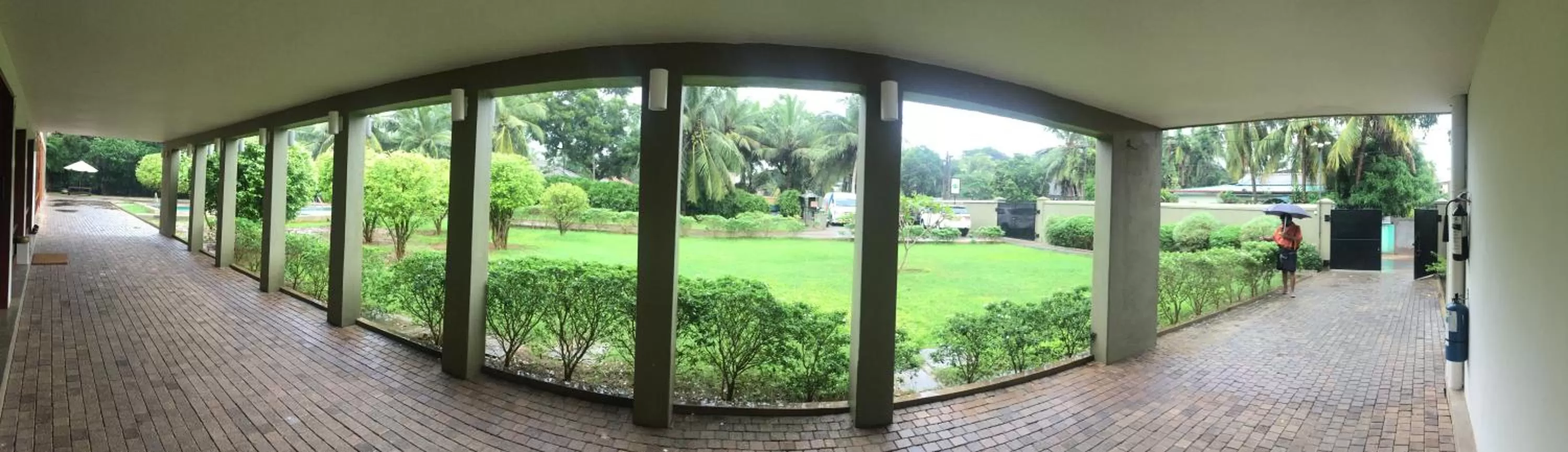 Garden view in Jaffna Heritage Hotel