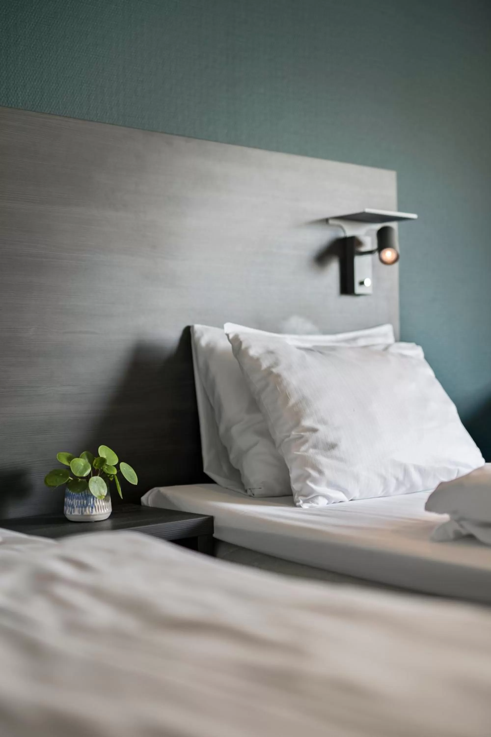 Bed in Hotel Haugesund