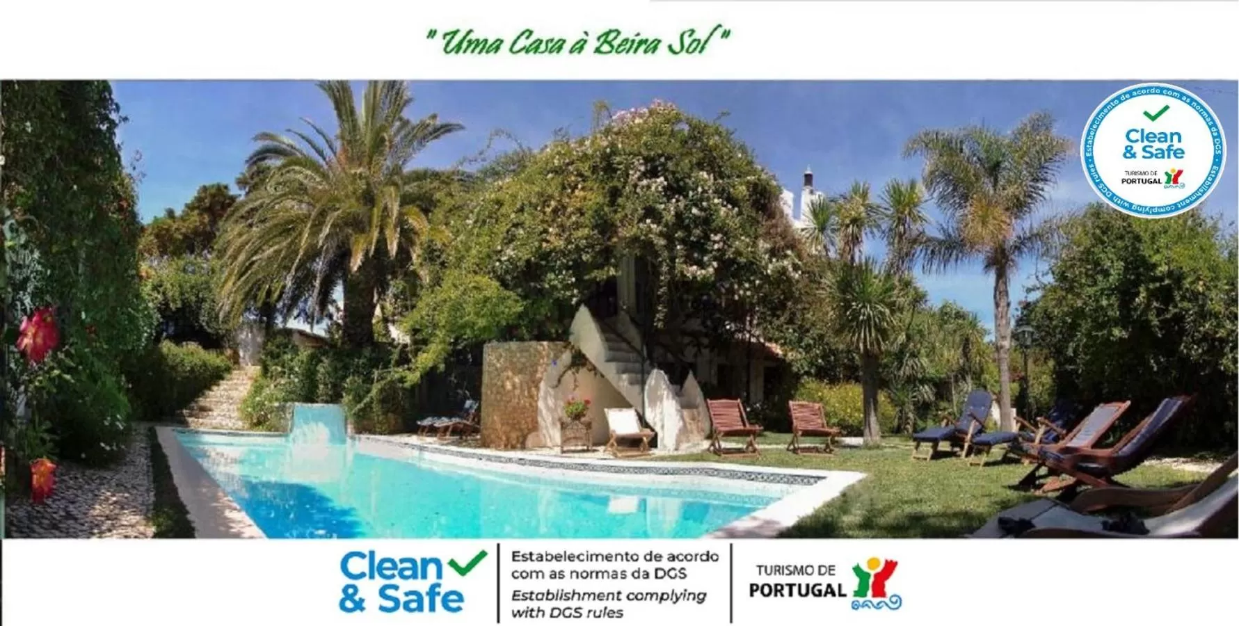 Garden, Swimming Pool in Uma Casa a Beira Sol